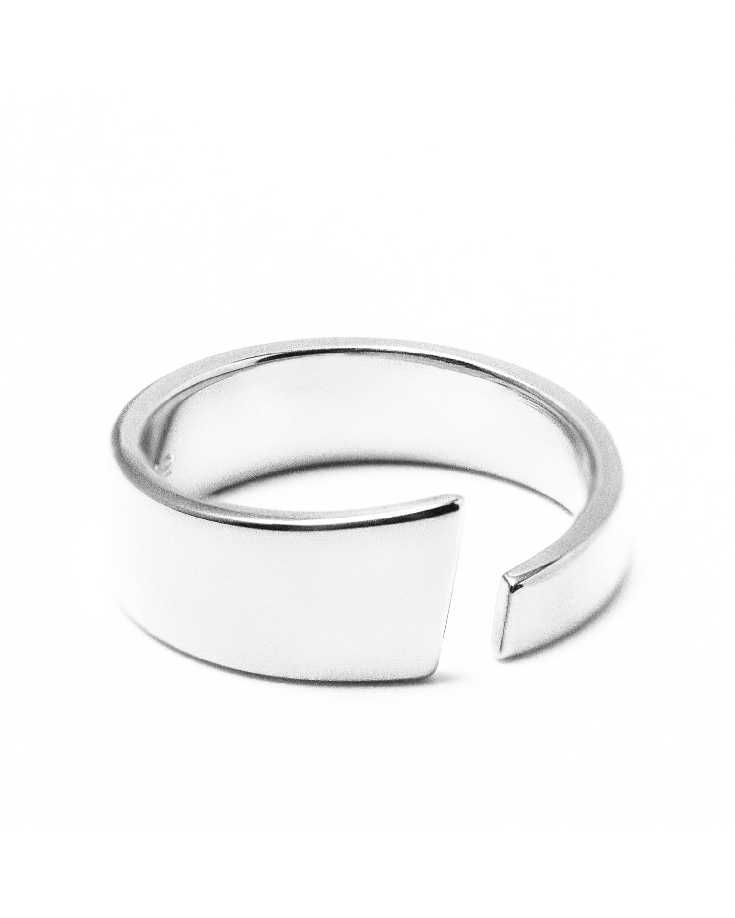 Ring Silver Shiny Pulpit Rock