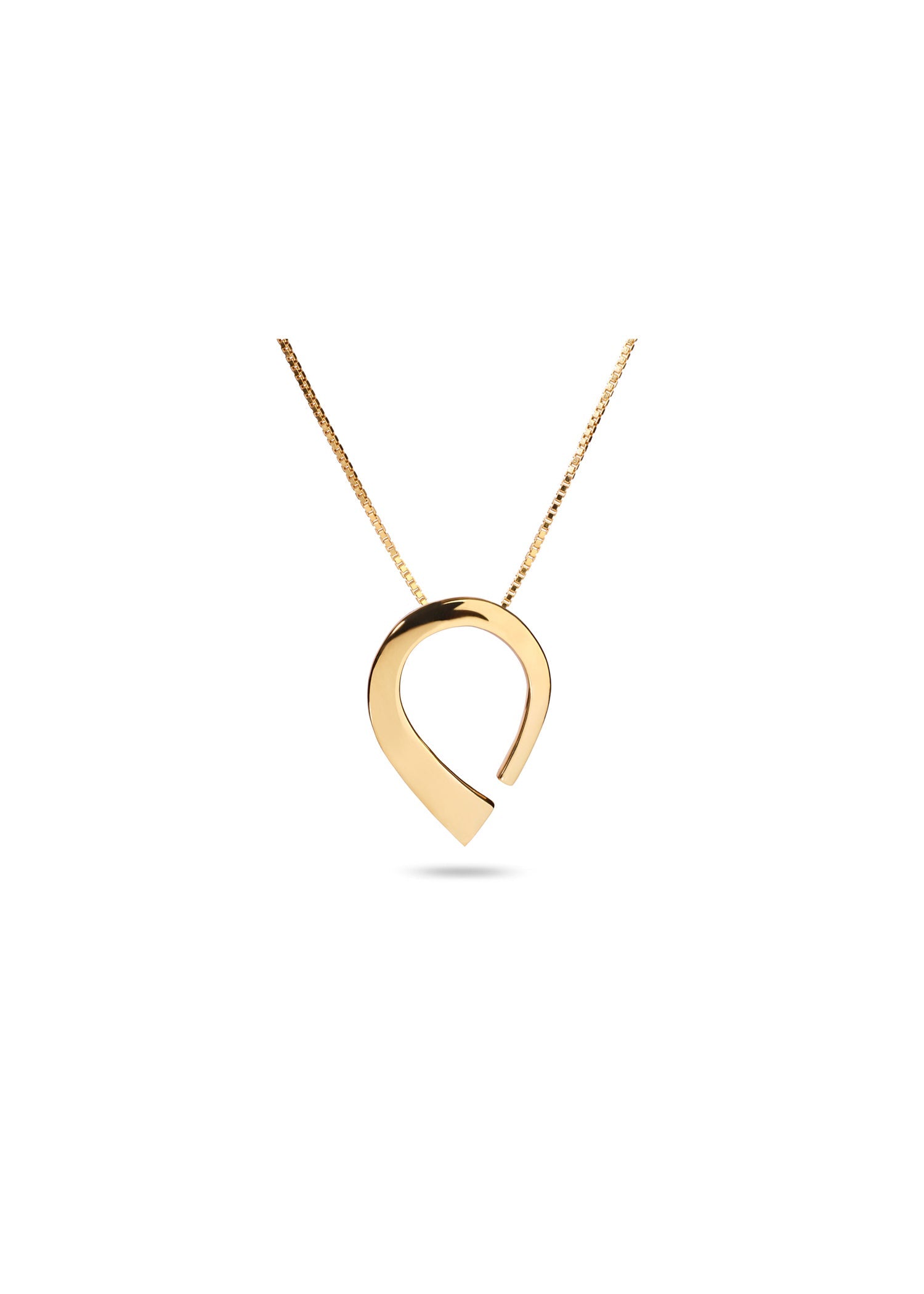 Round Pendant Gold Medium Pulpit Rock