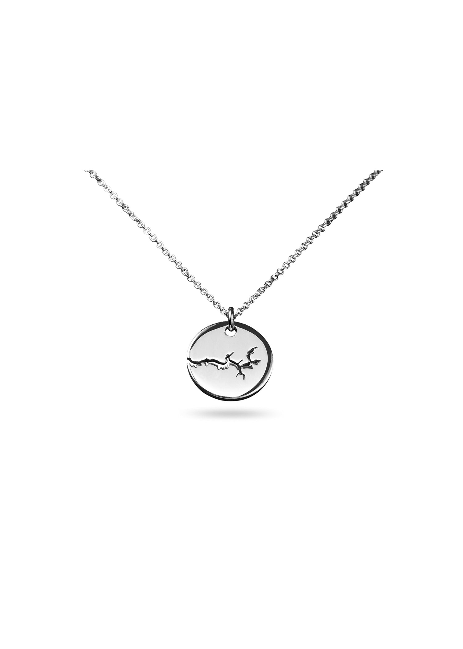 Pendant Silver 12 mm Blank Sognefjord