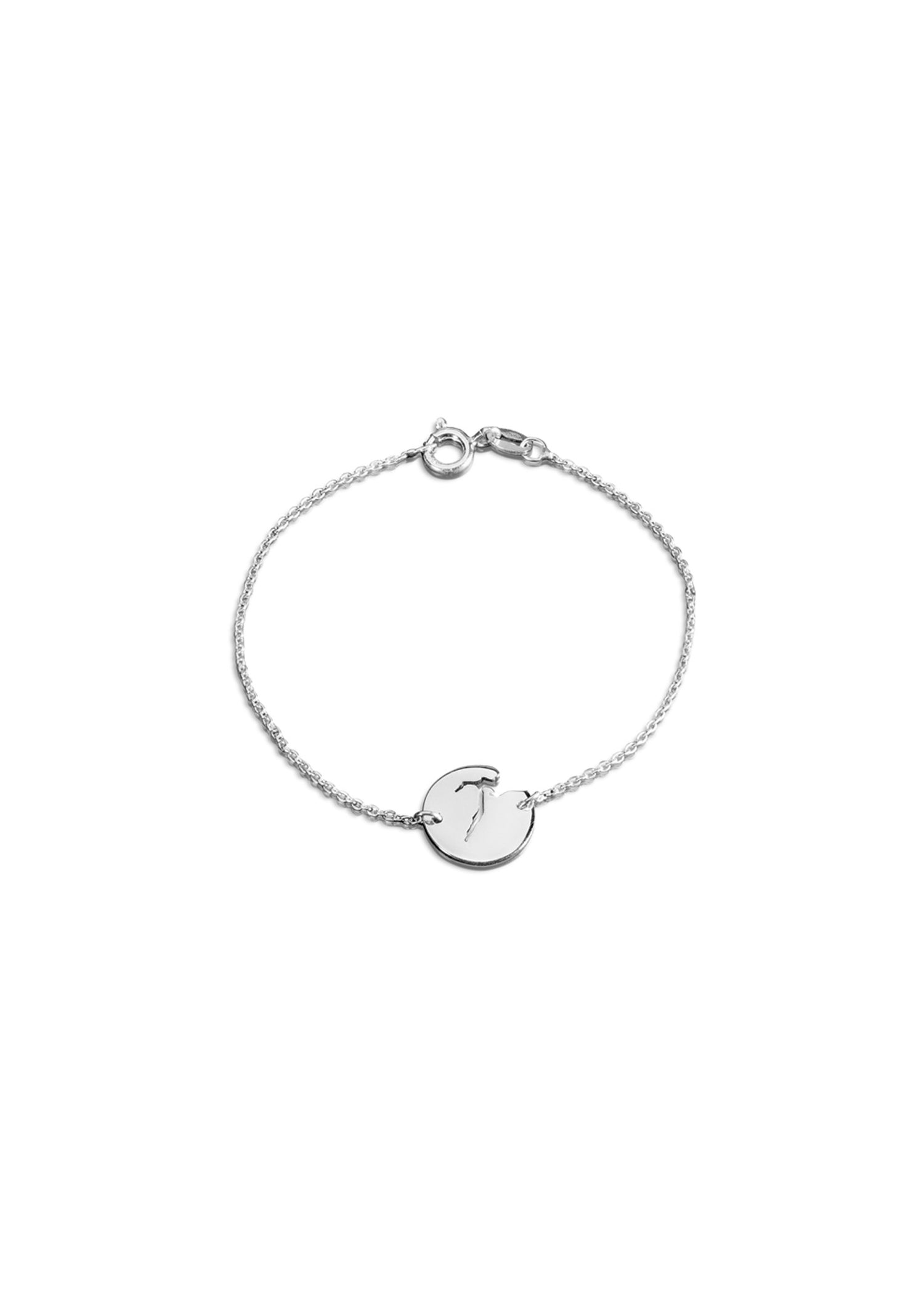 Bracelet Silver 12 mm Blank Sognefjord