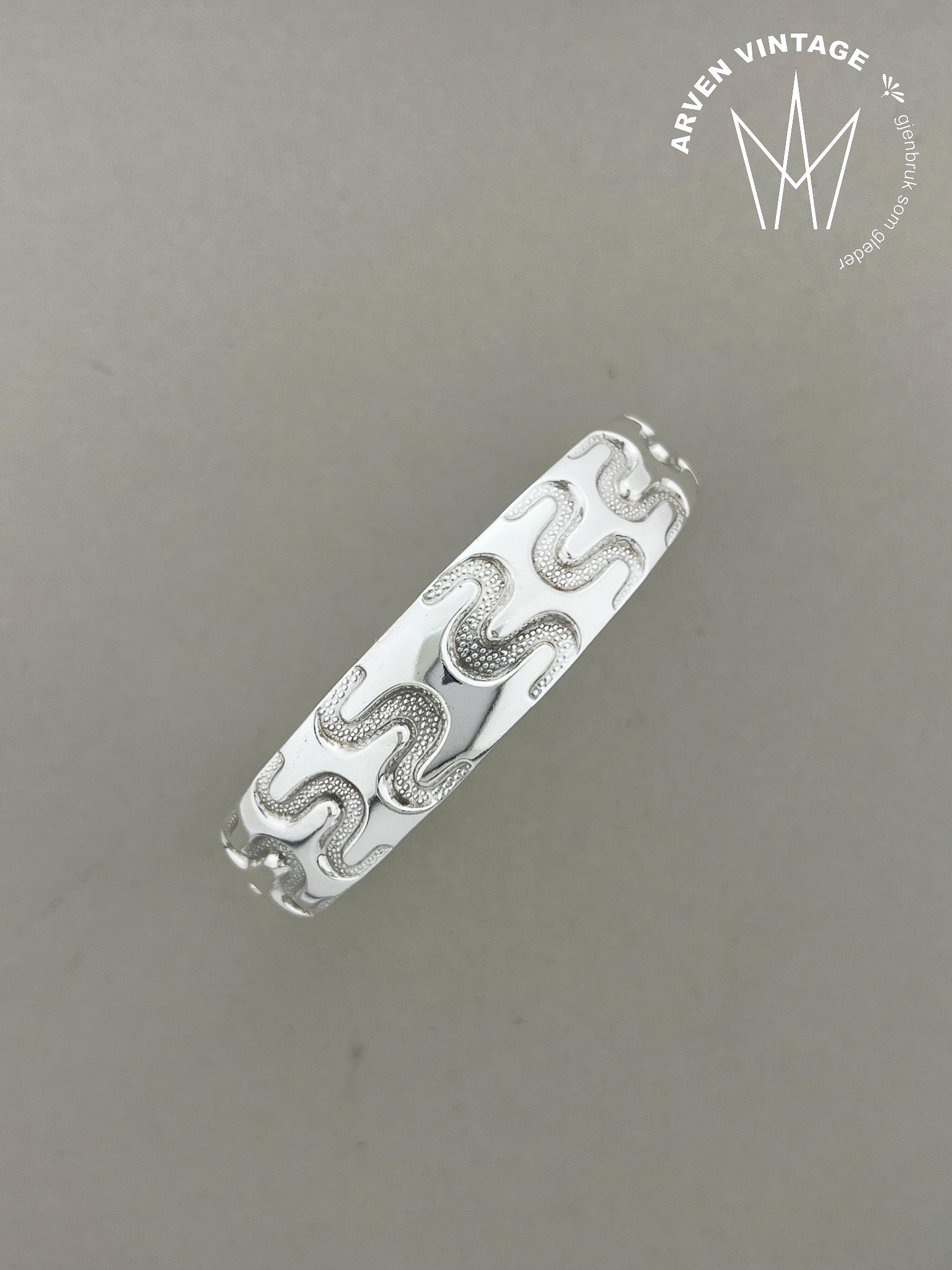 Vintage David Andersen sølv armring