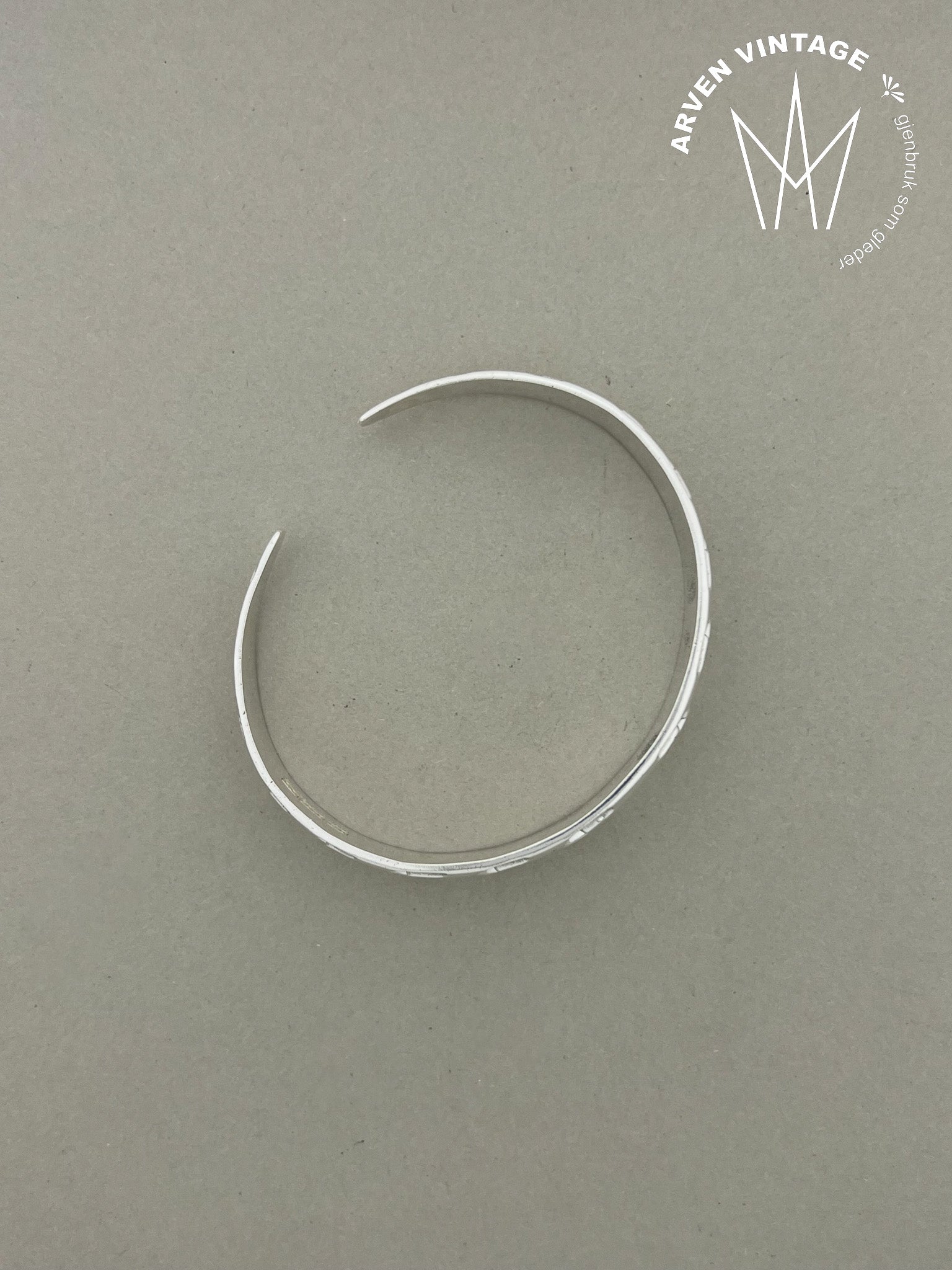 Vintage David Andersen sølv armring