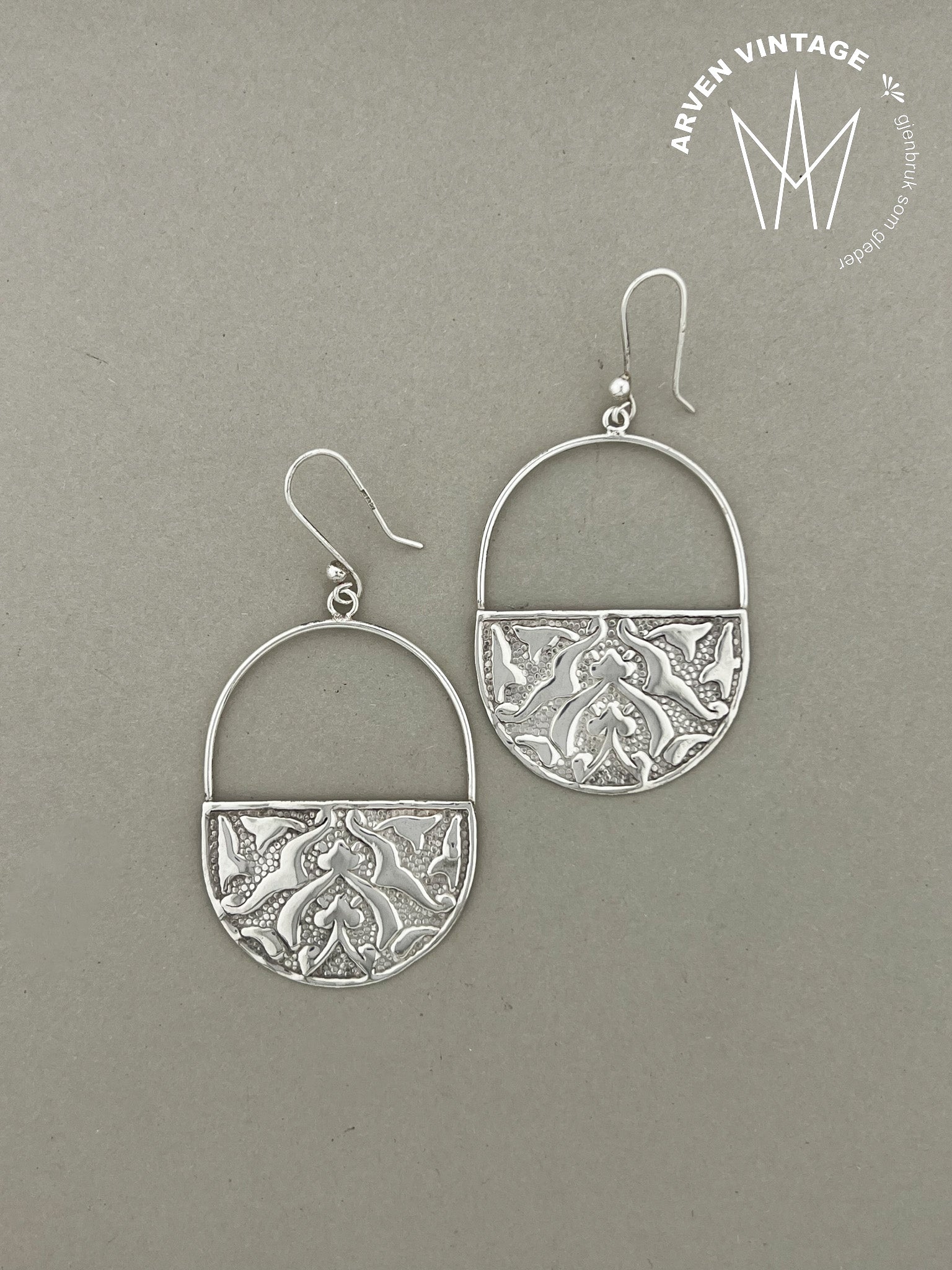 Vintage silver earrings