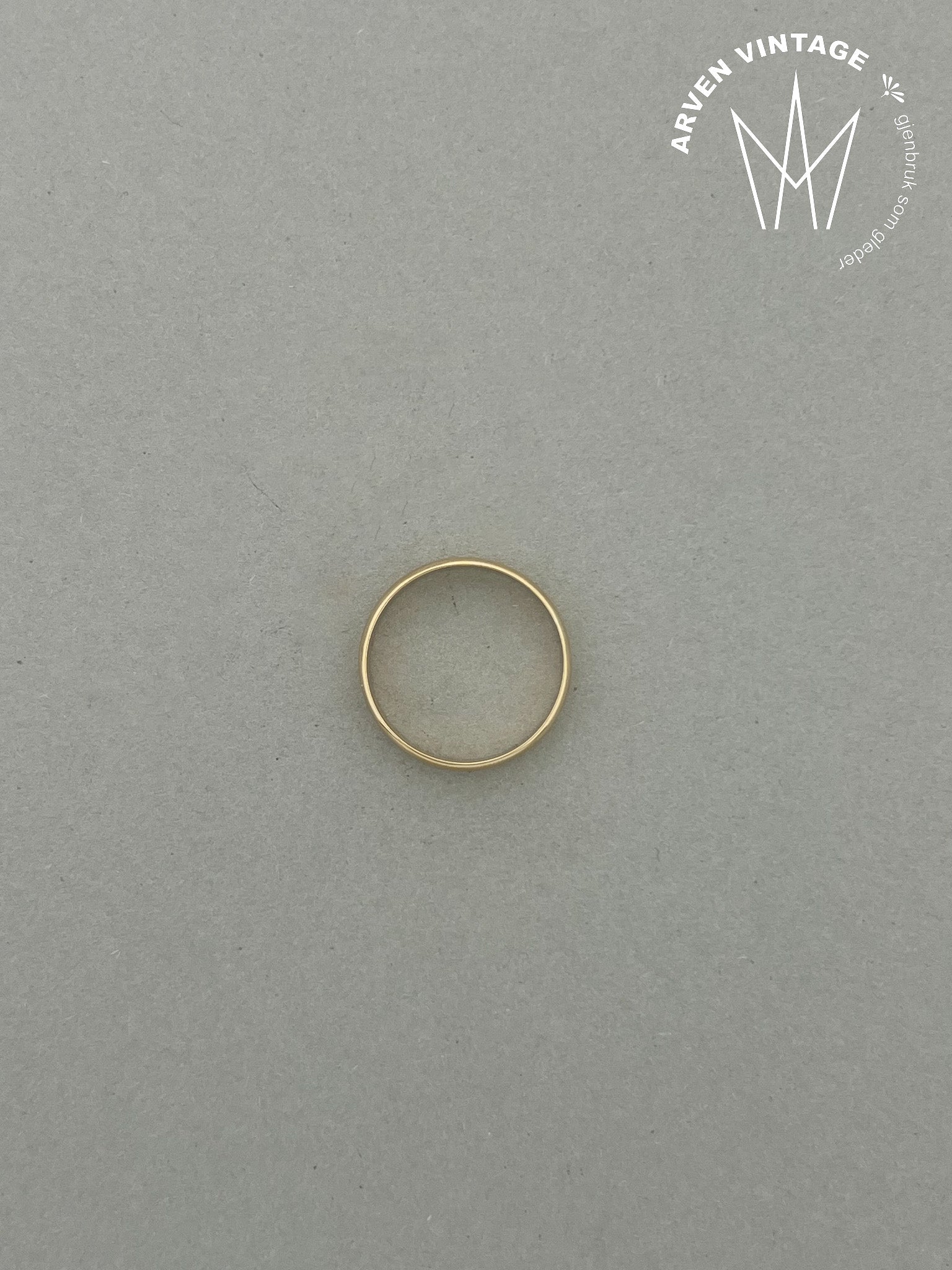 Vintage glatt ring str 67