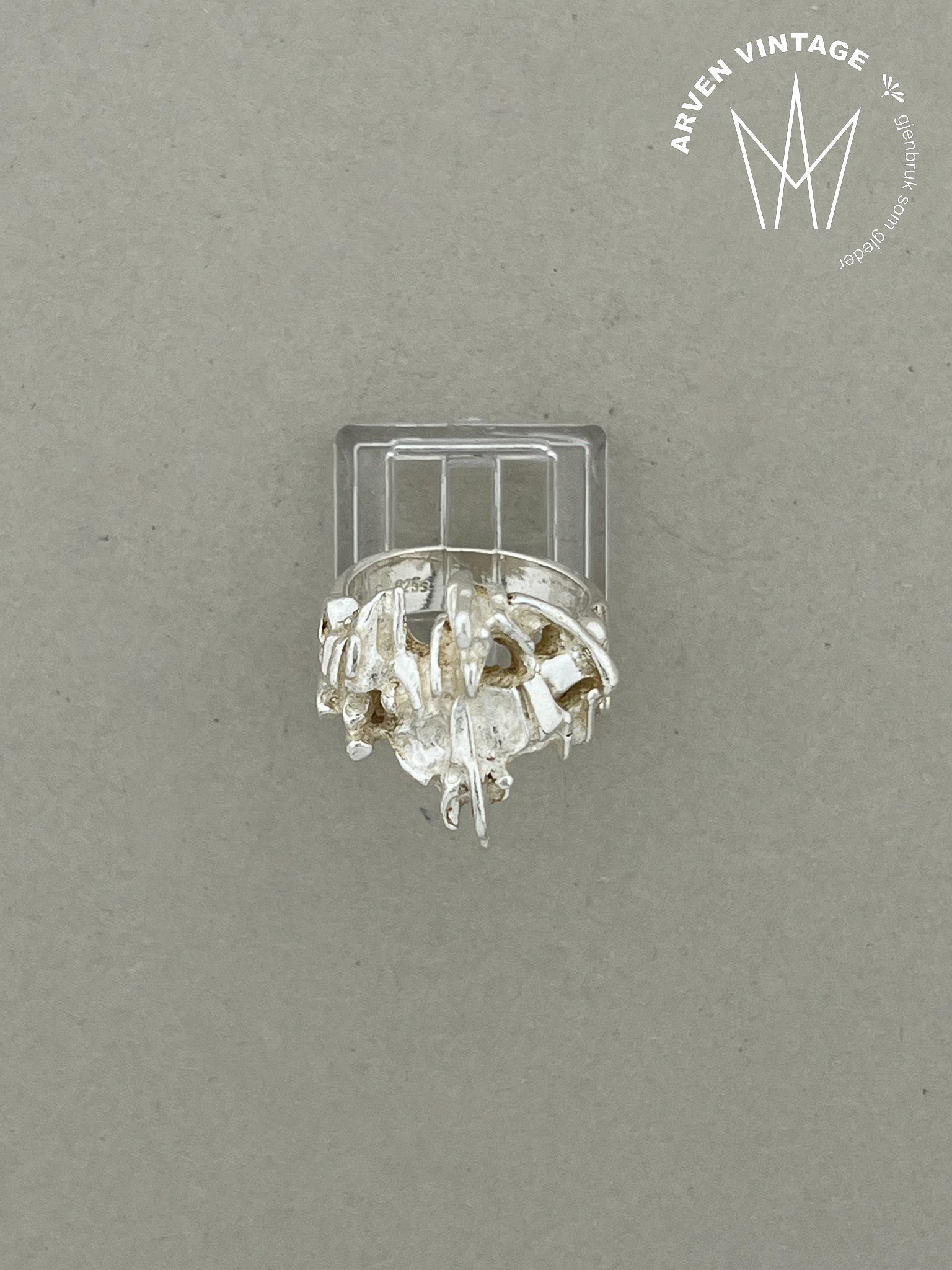 Vintage Juhls sølvring str 53