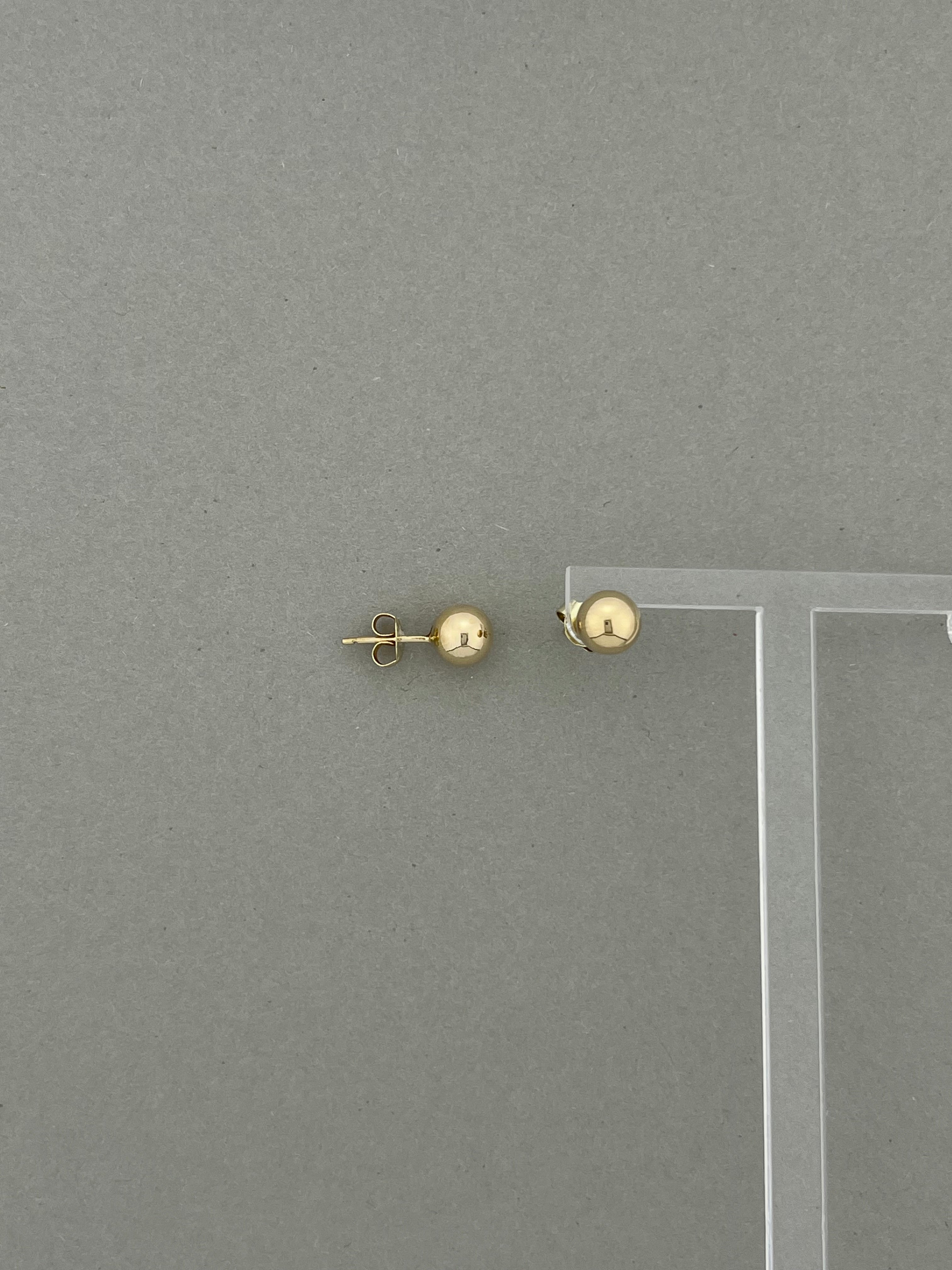 Vintage ørepynt gult gull