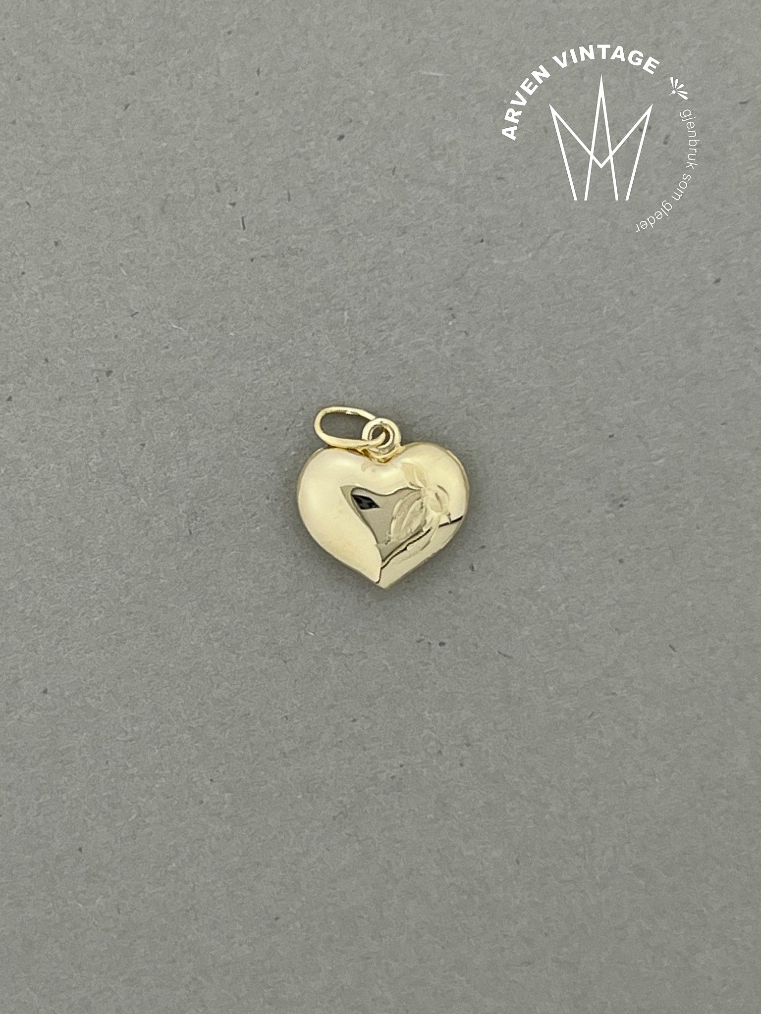 Vintage anheng gult gull