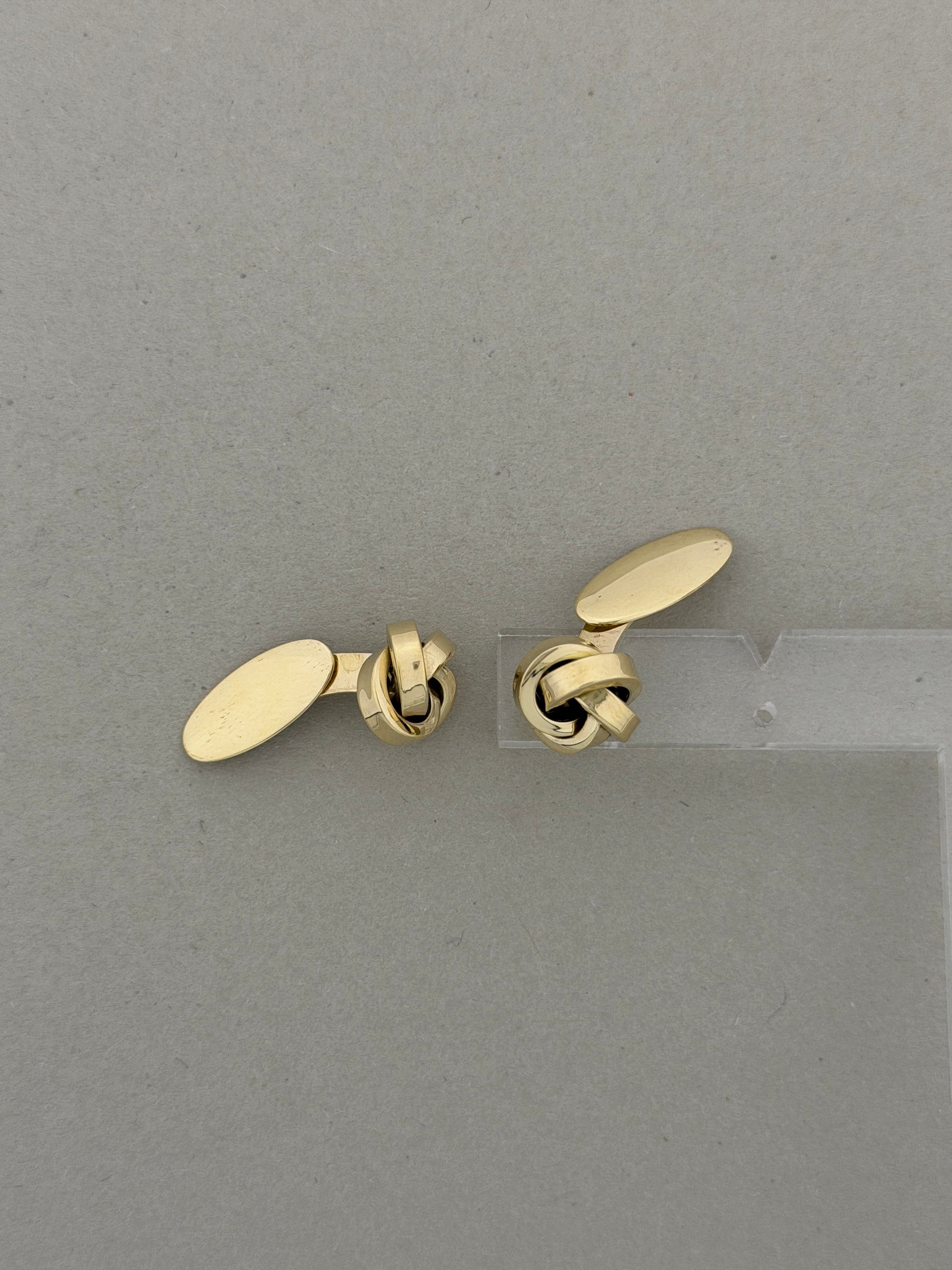 Vintage mansjettknapper gult gull