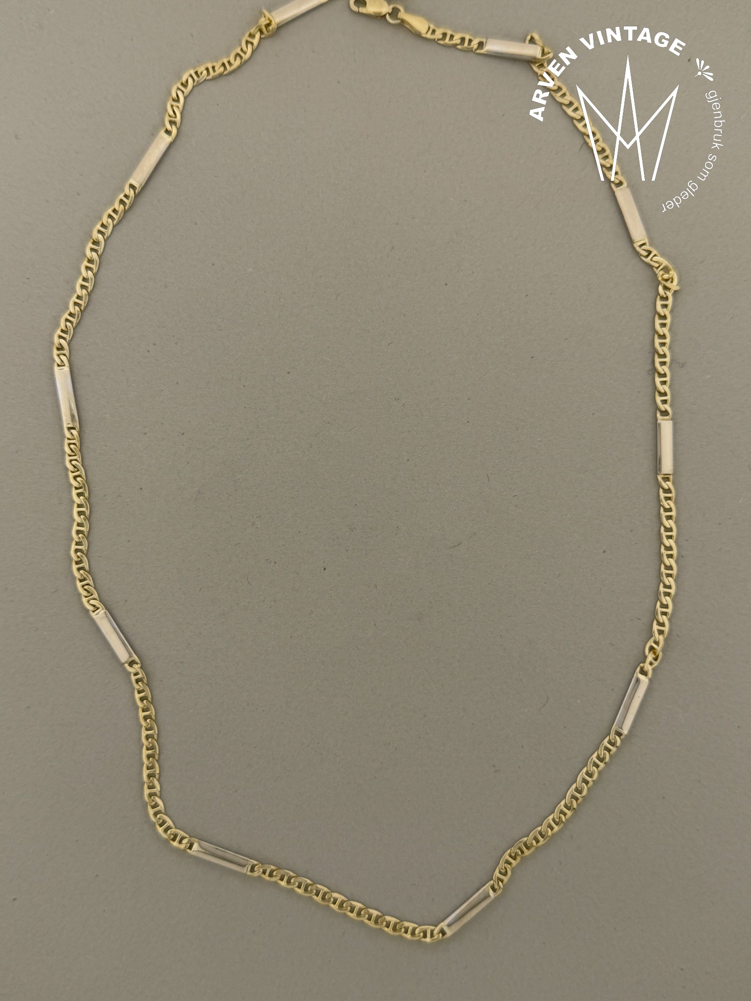 Vintage smykke gult gull