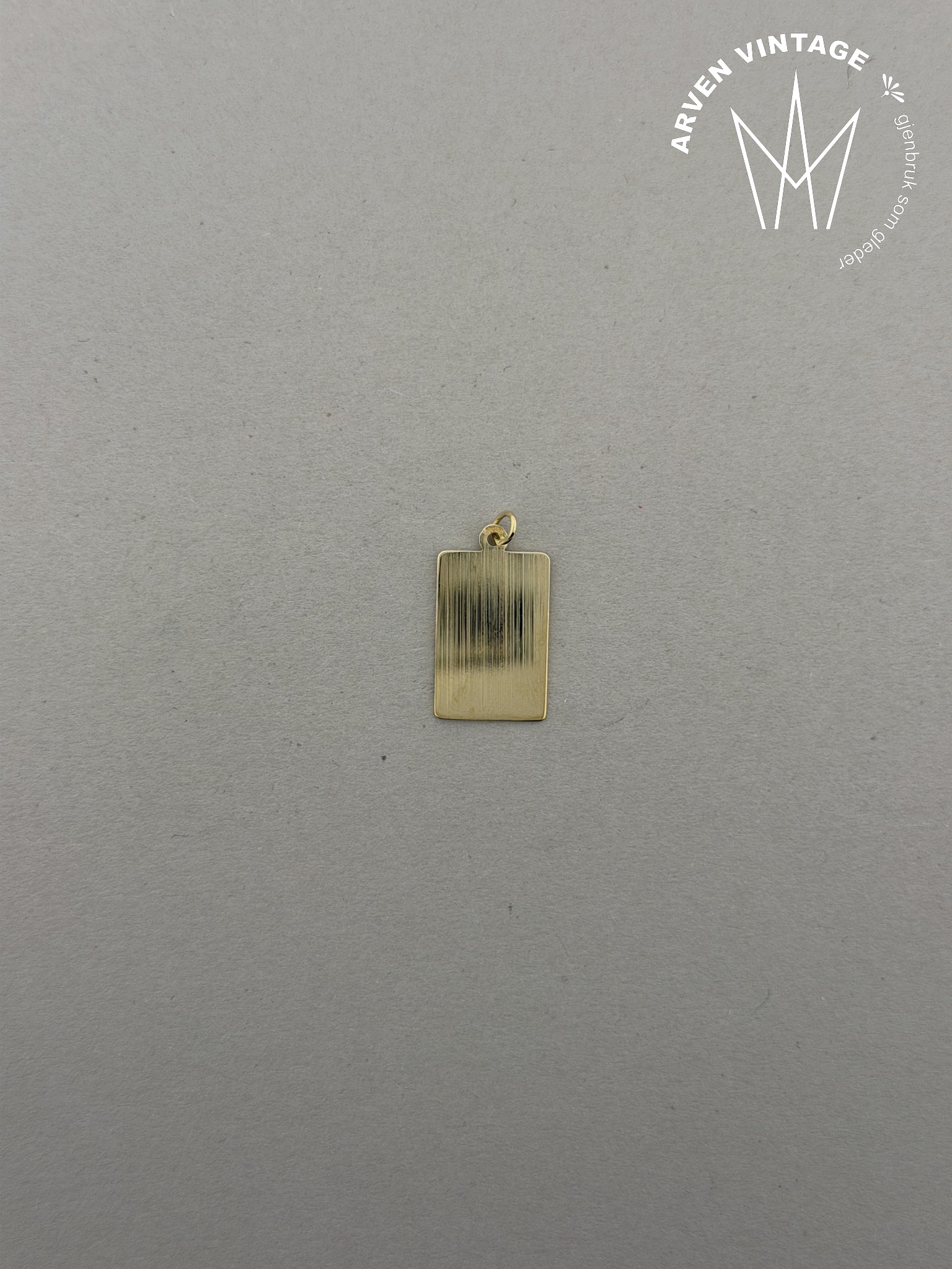 Vintage anheng gult gull