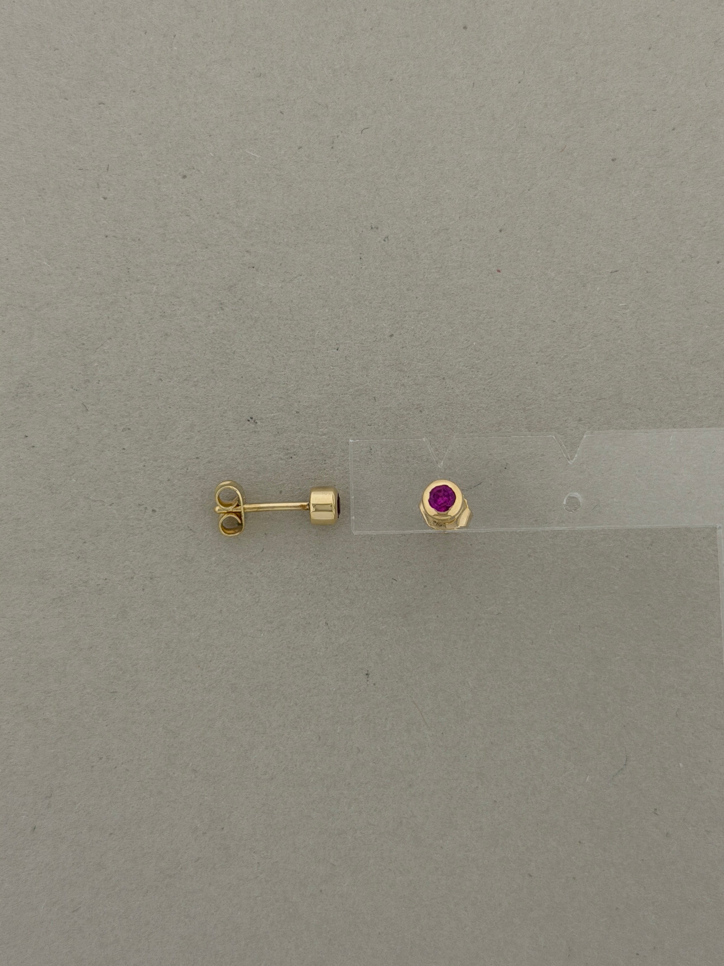 Vintage ørepynt gult gull