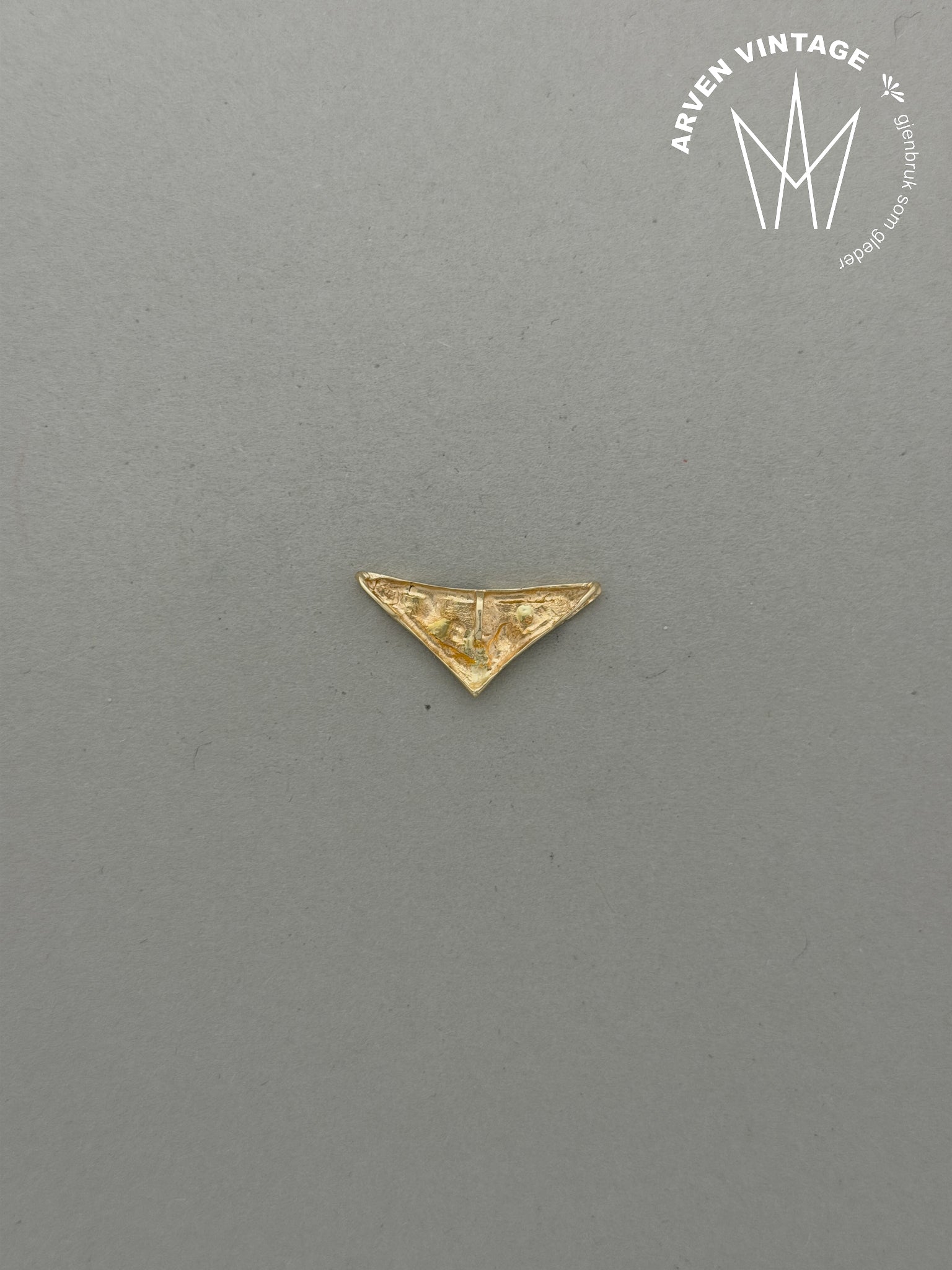 Vintage anheng gult gull