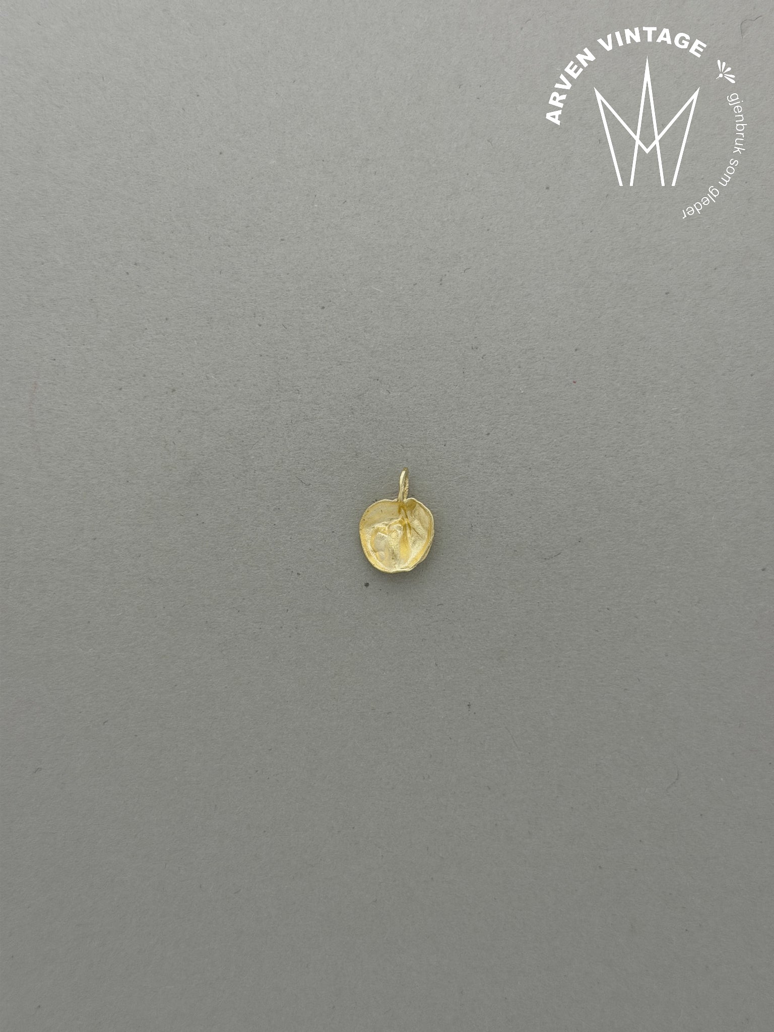 Vintage anheng gult gull