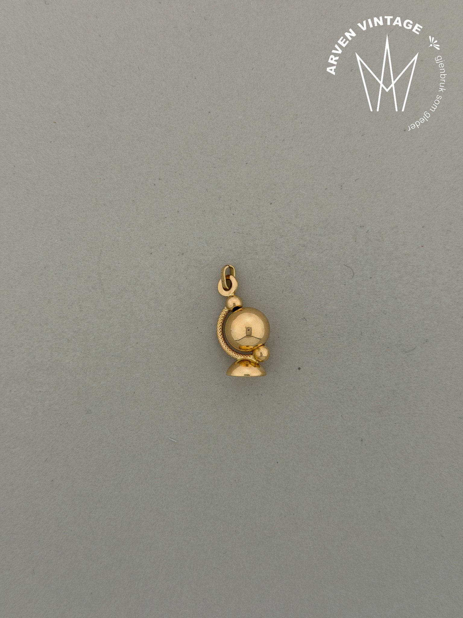 Vintage globusanheng gult gull