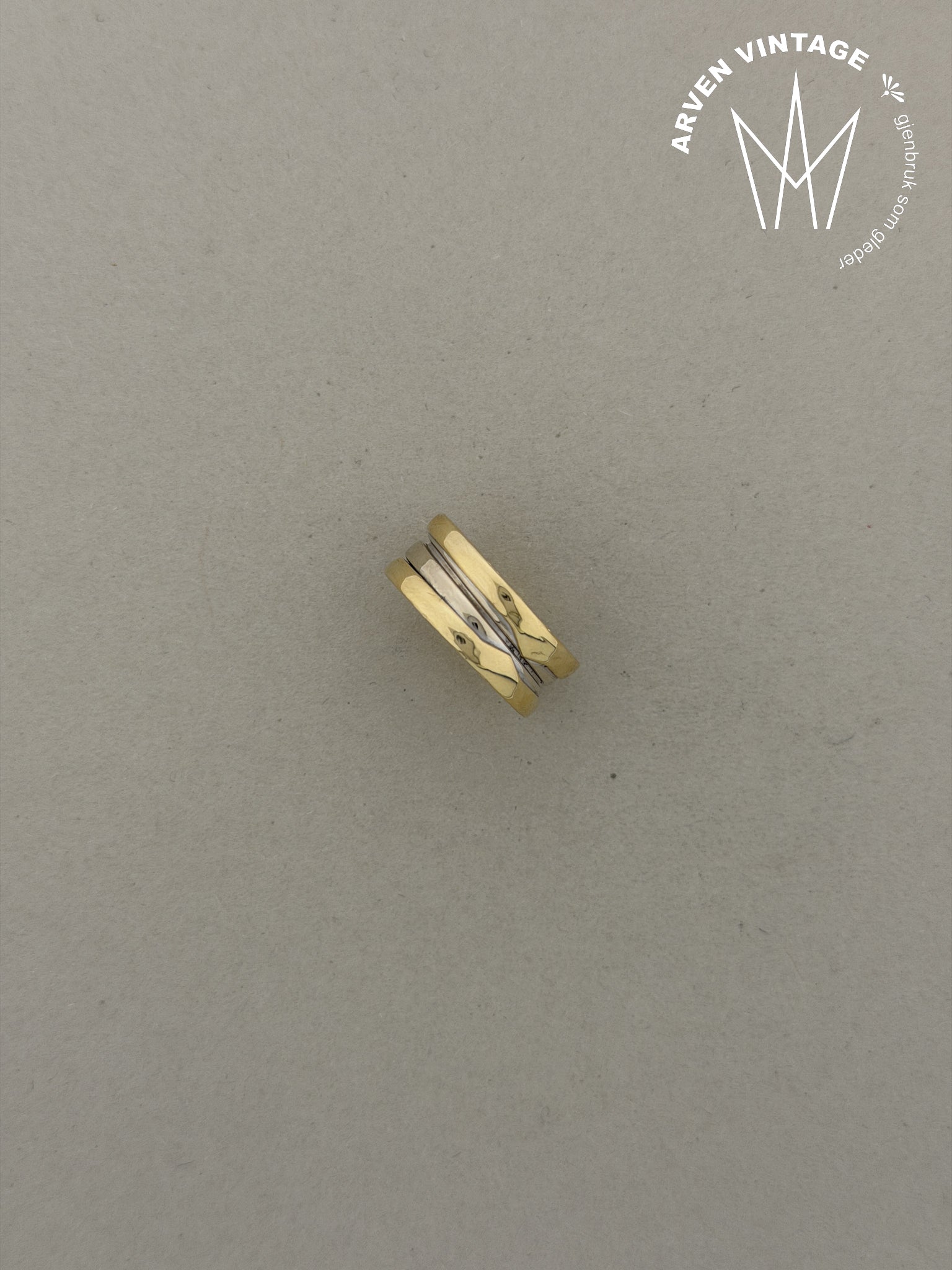 Vintage Bvlgari ring gult gull str50