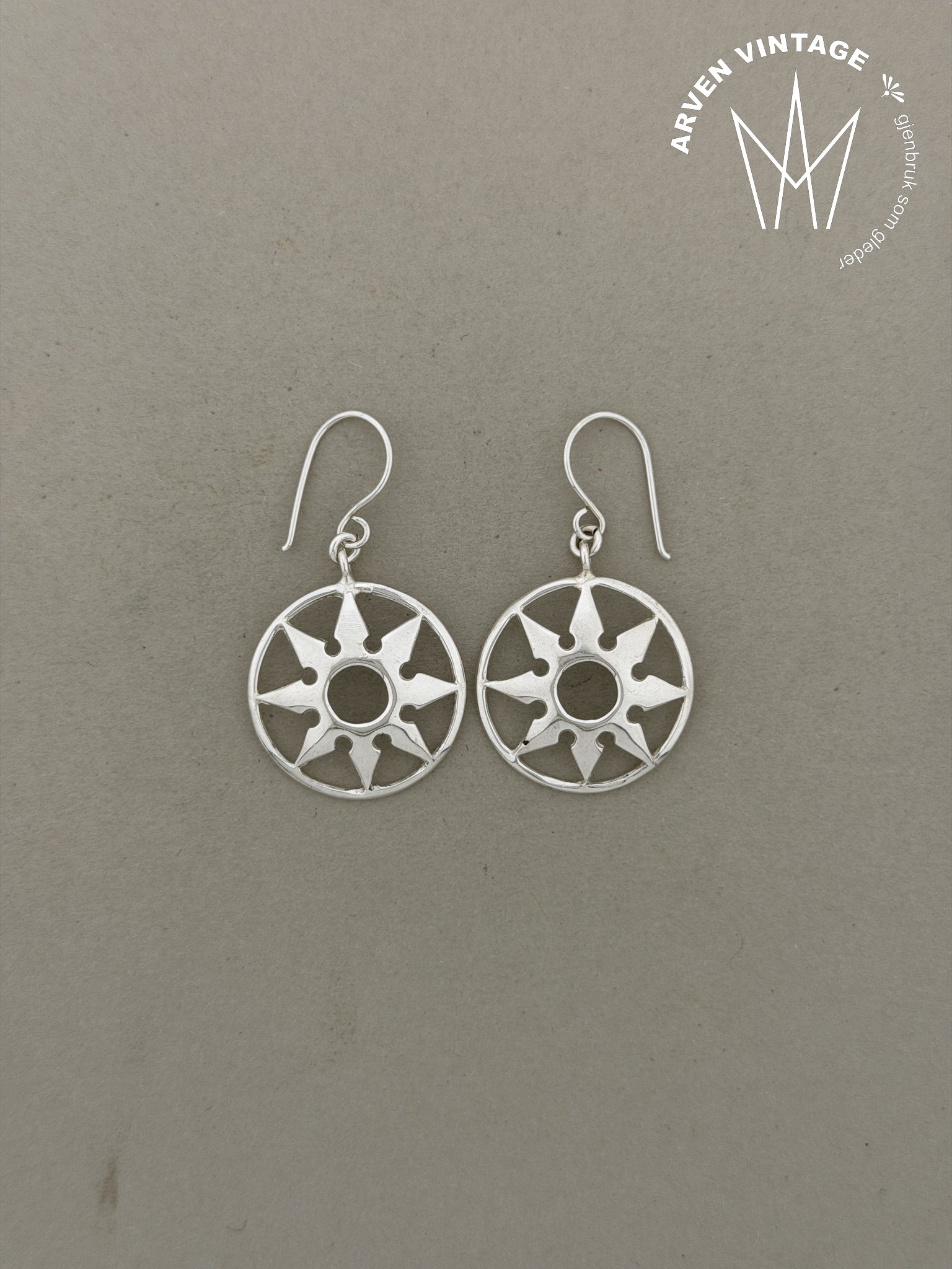 Vintage Juhls sølv ørepynt nr167