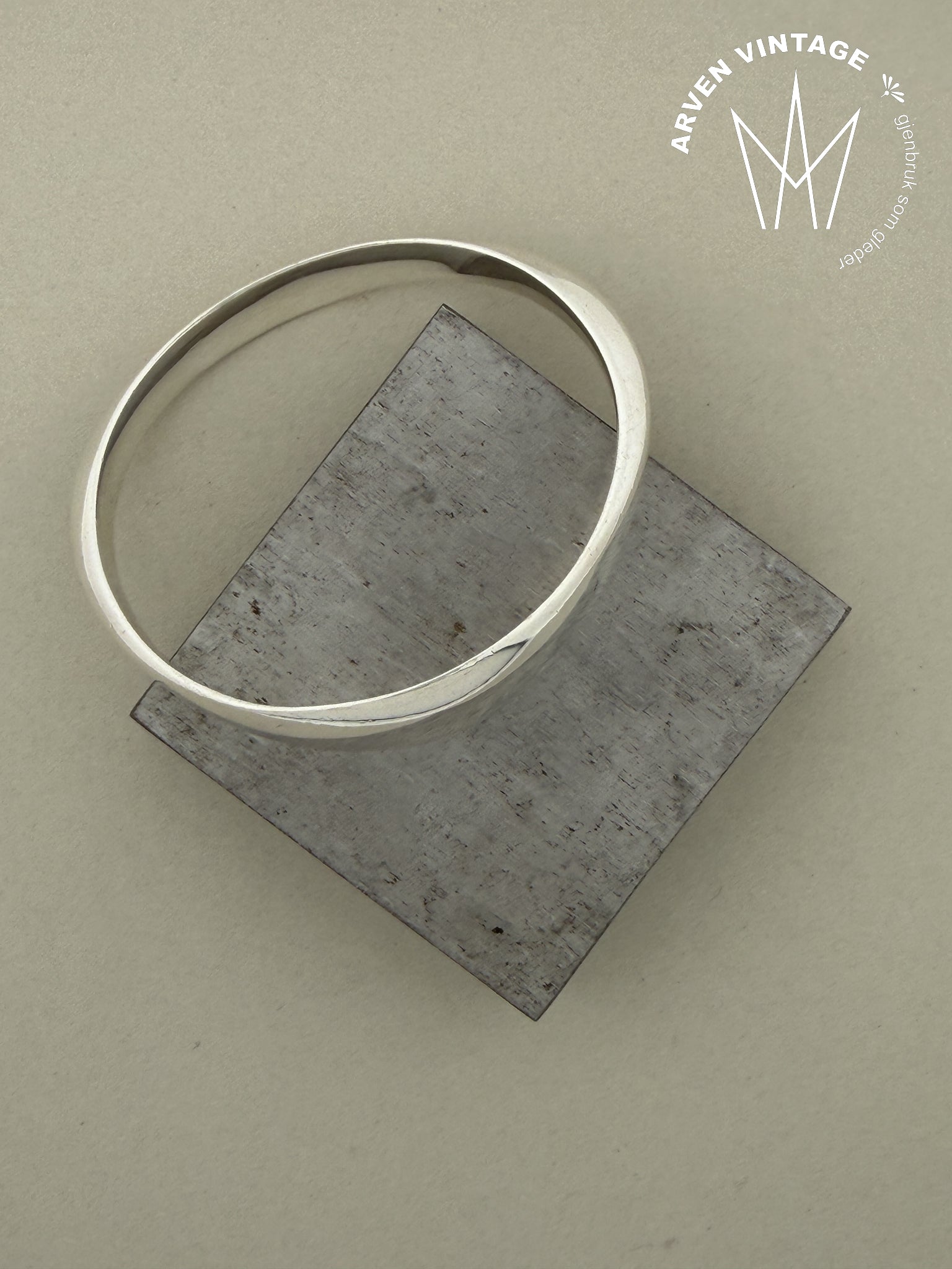 Vintage David-Andersen sølvarmbånd 19cm