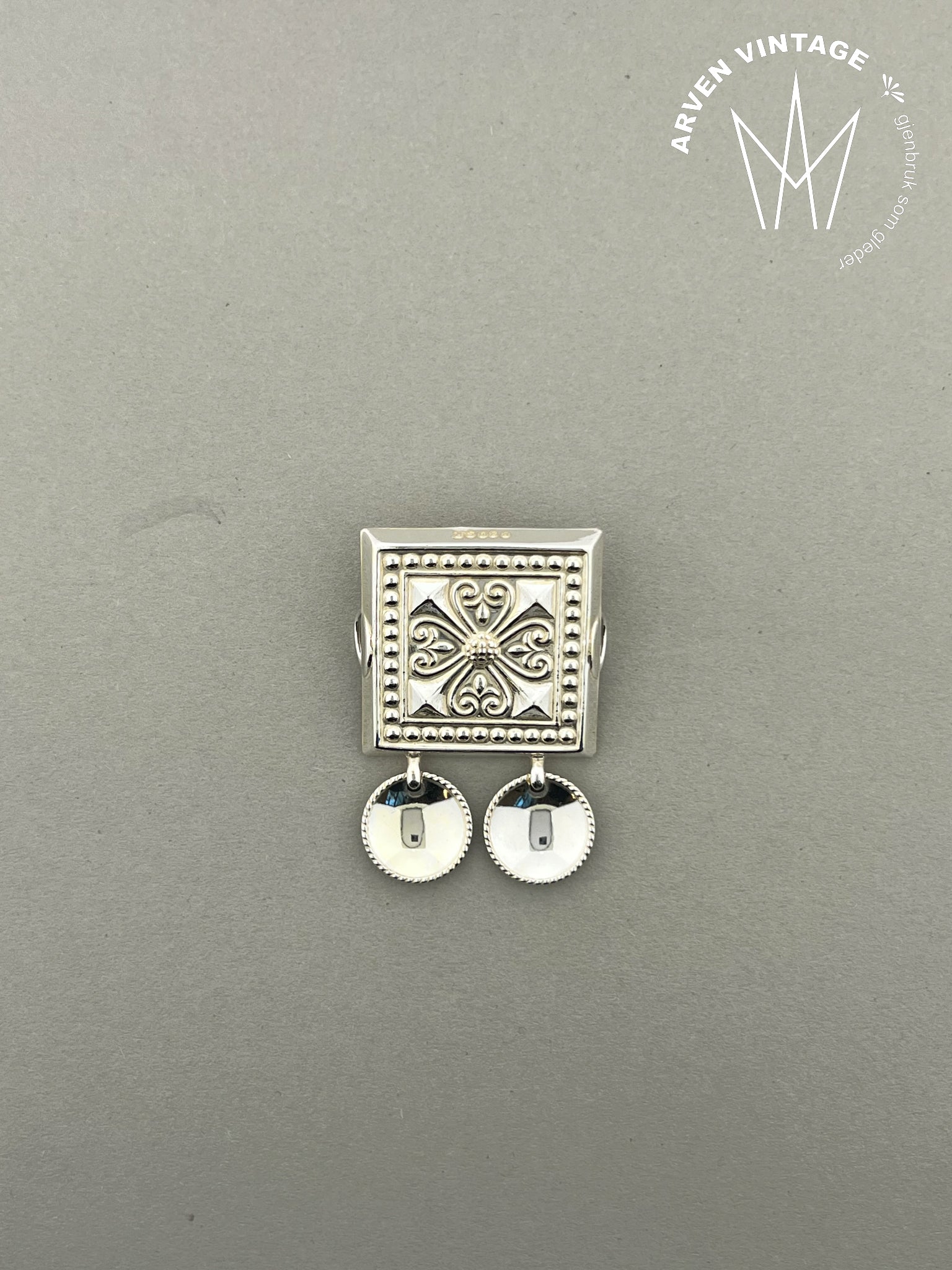 Vintage sølv beltestøl