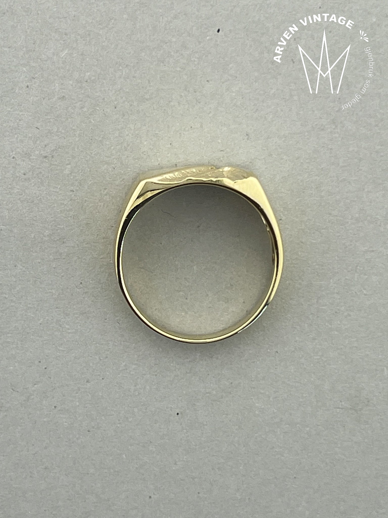 Vintage ring gult gull str63