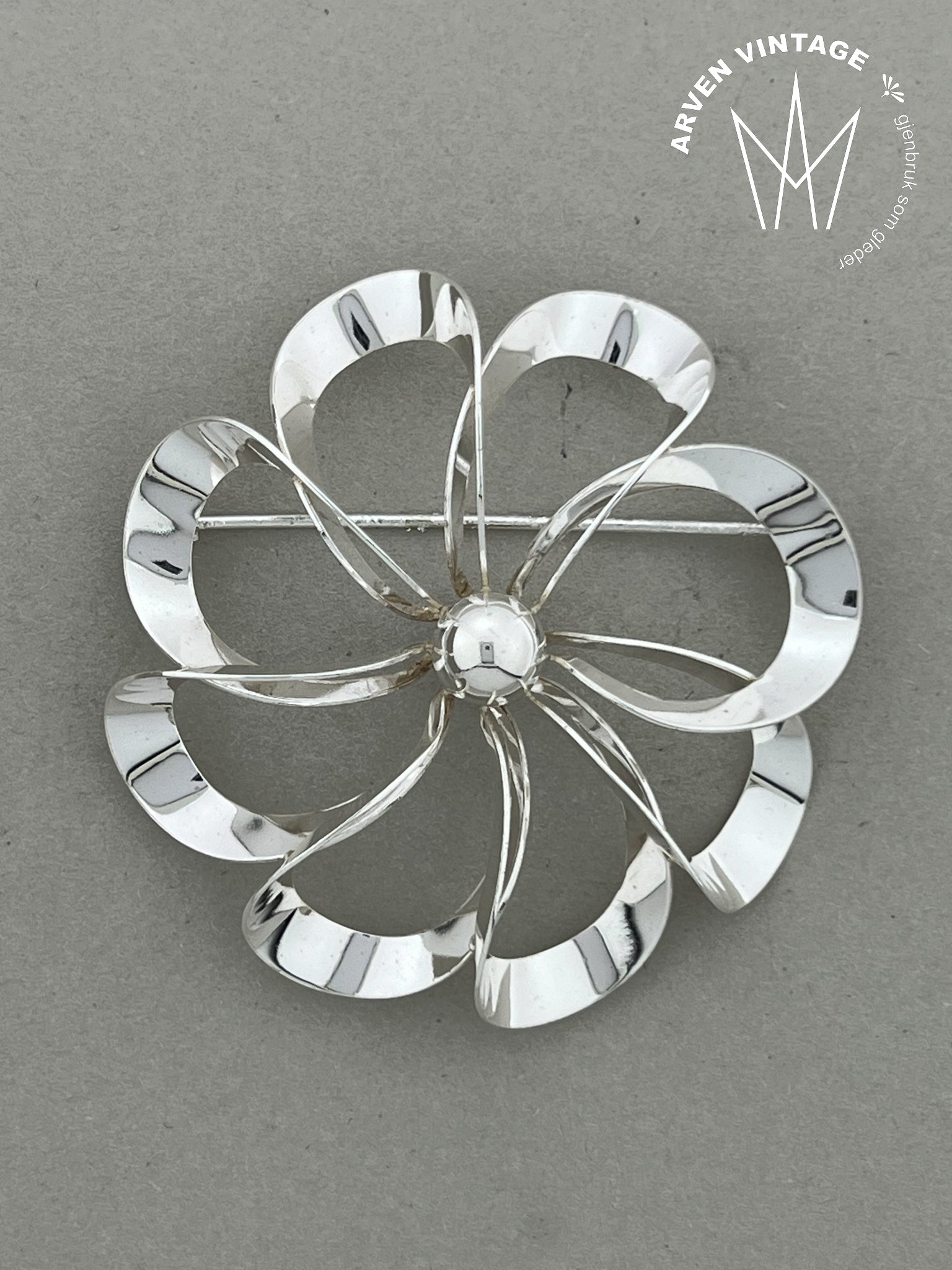 Vintage Niels Erik From sølvbrosje