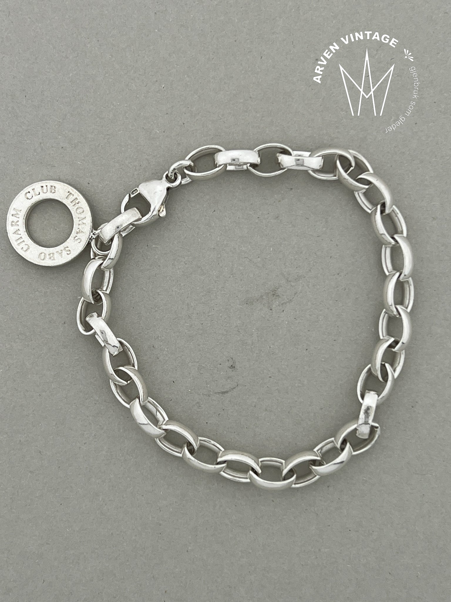 Vintage Thomas Sabo sølvarmbånd 20cm