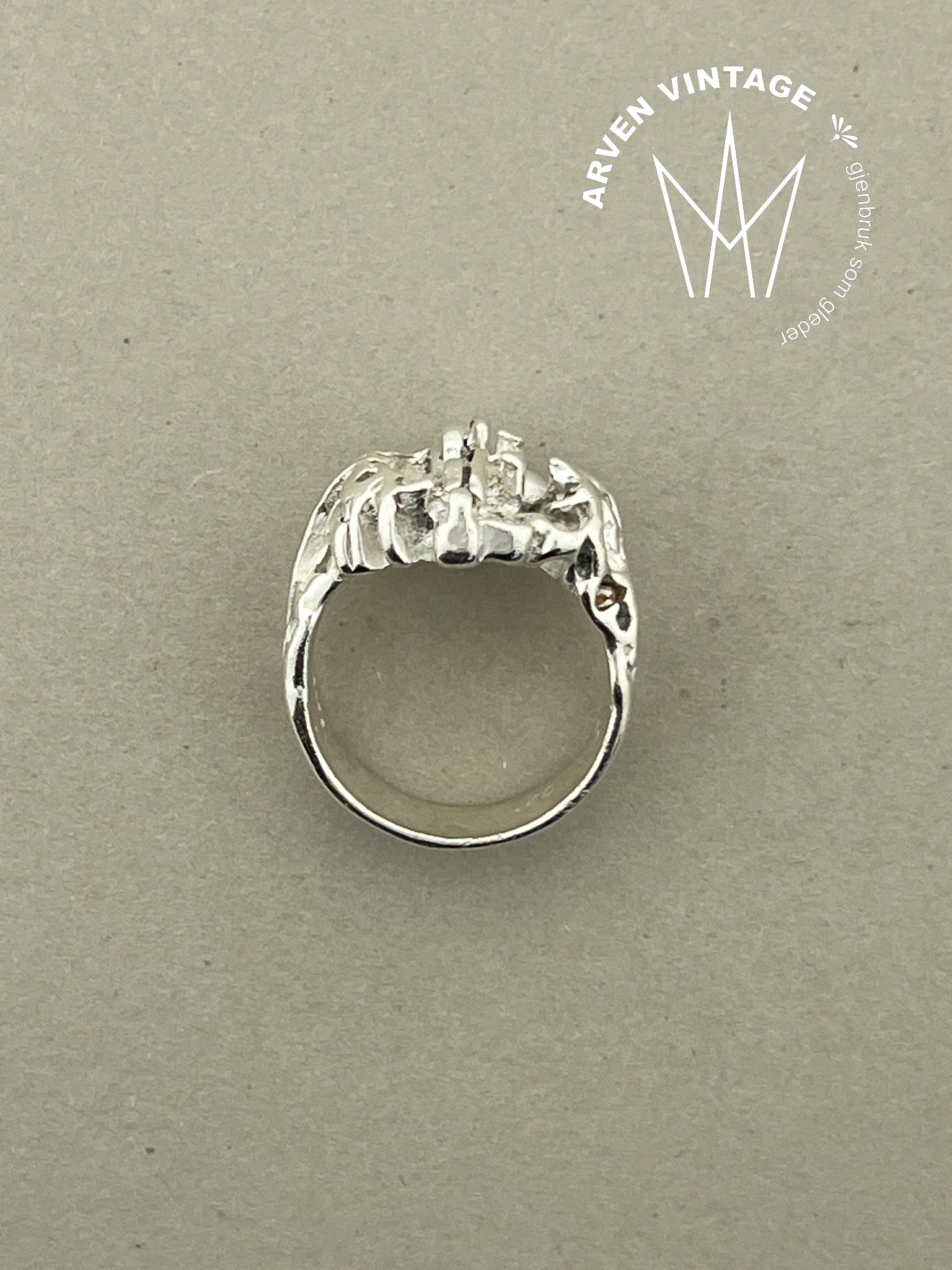 Vintage Juhls sølv ring nr 611 str52