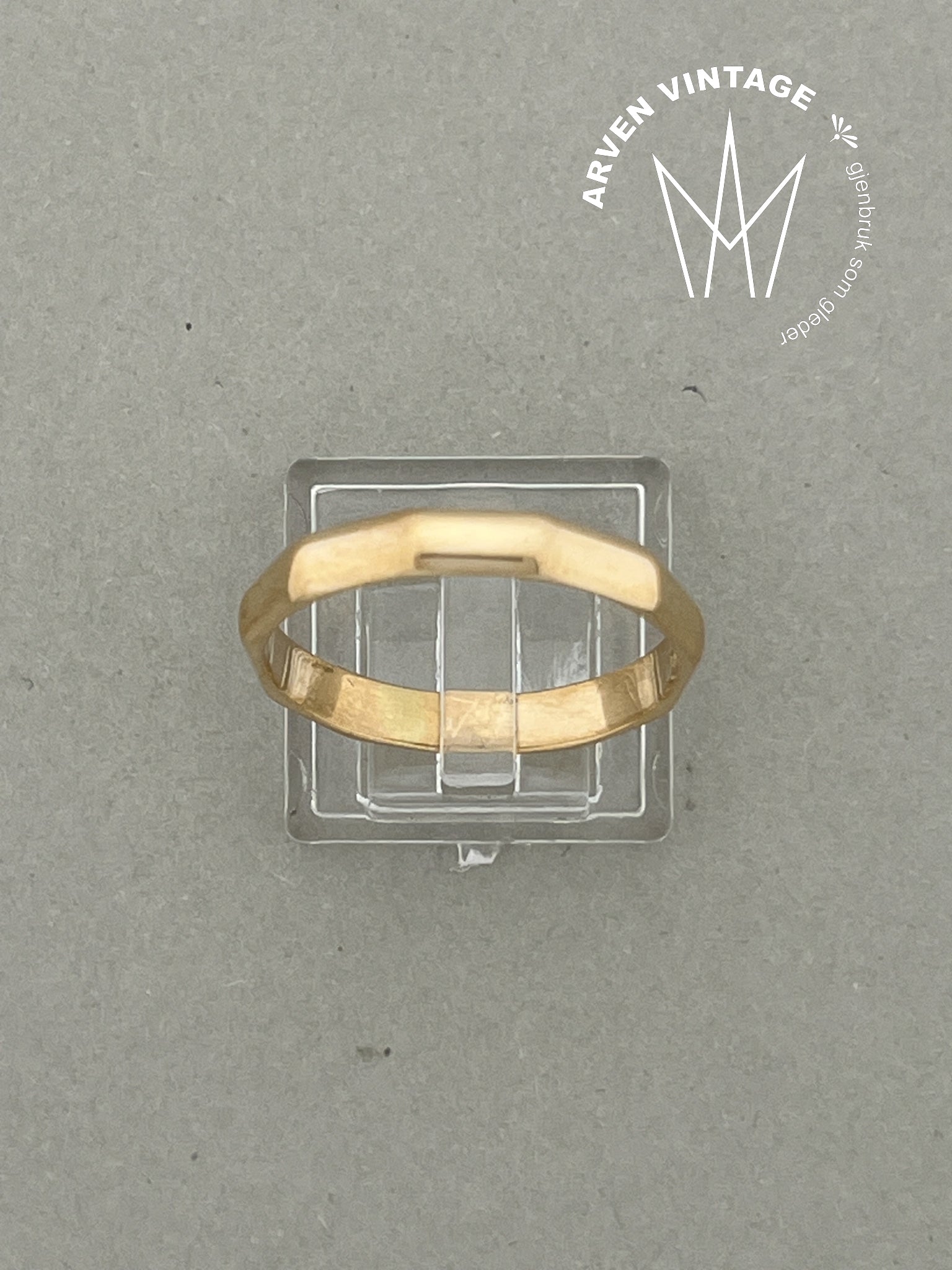 Vintage ring gult gull str66