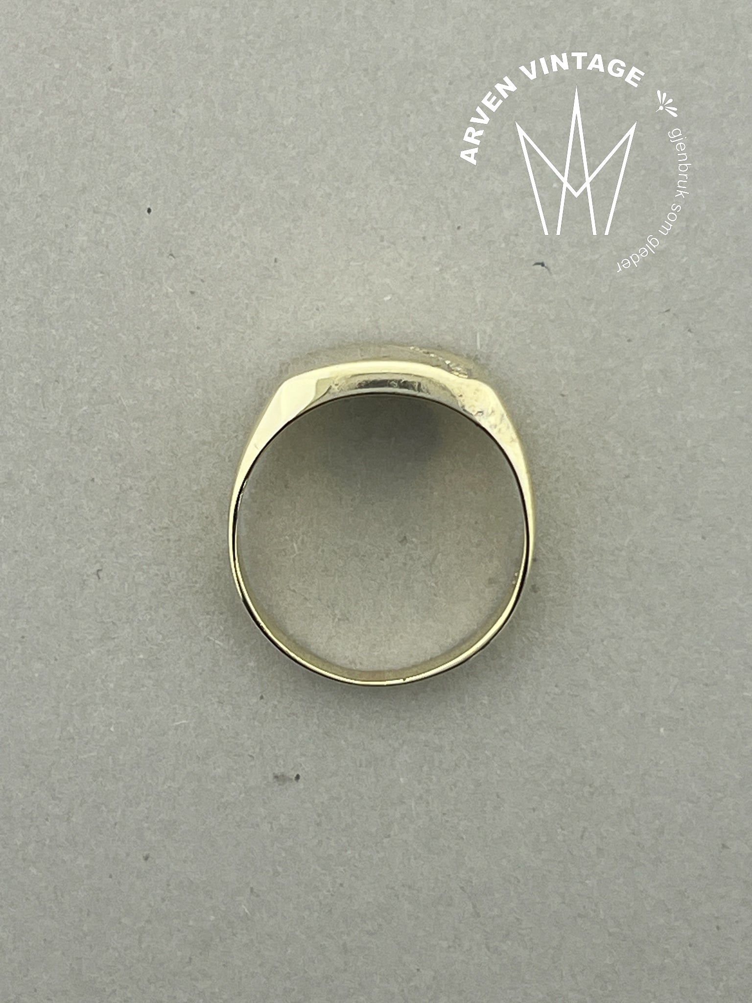 Vintage ring gult gull str63