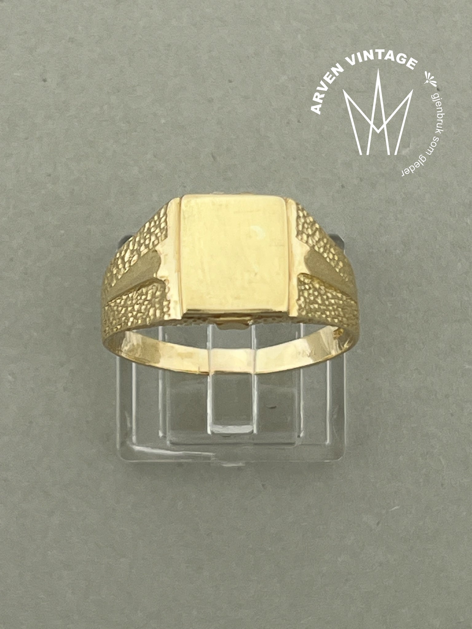 Vintage ring gult gull str67