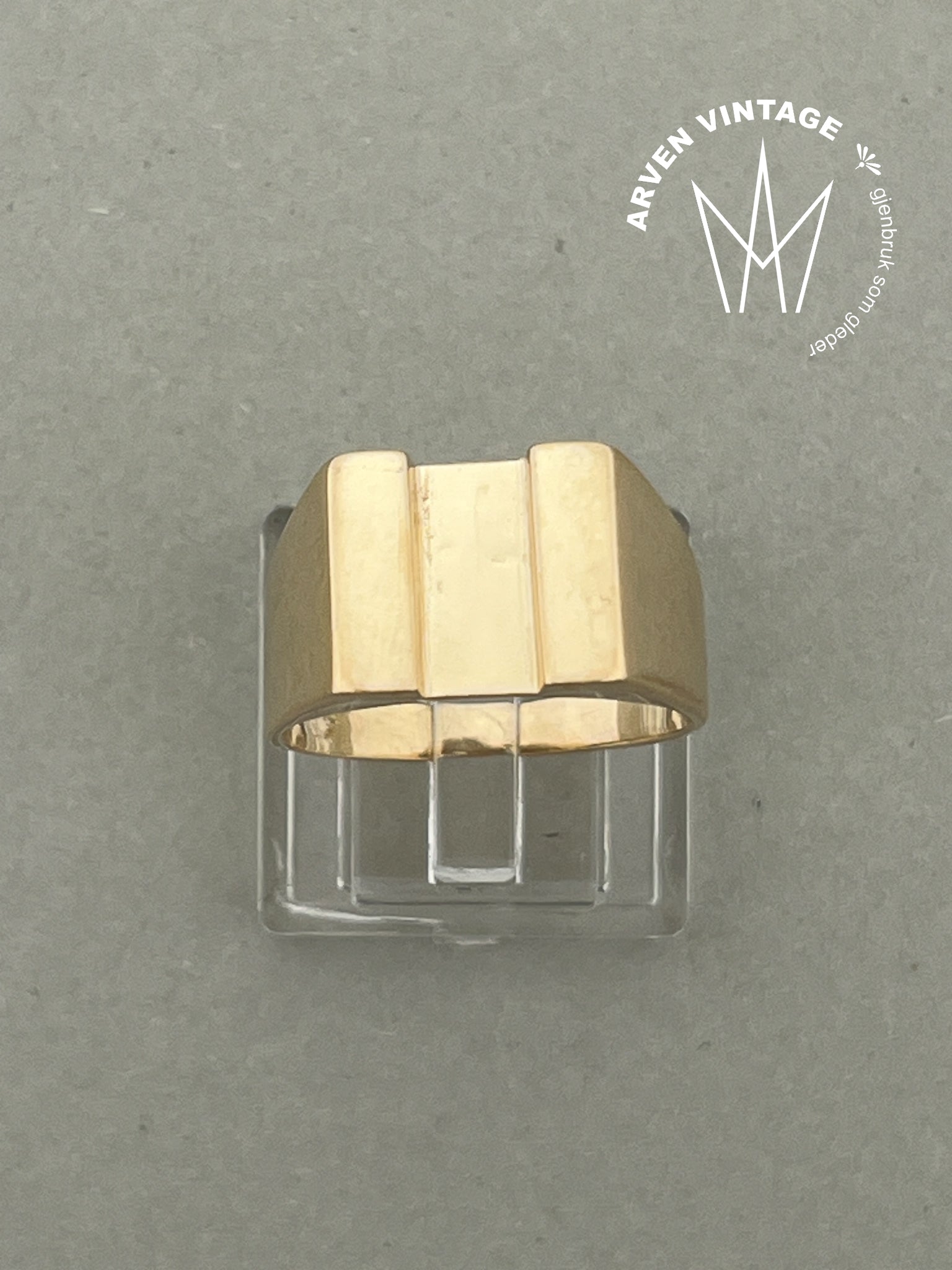 Vintage ring gult gull str59