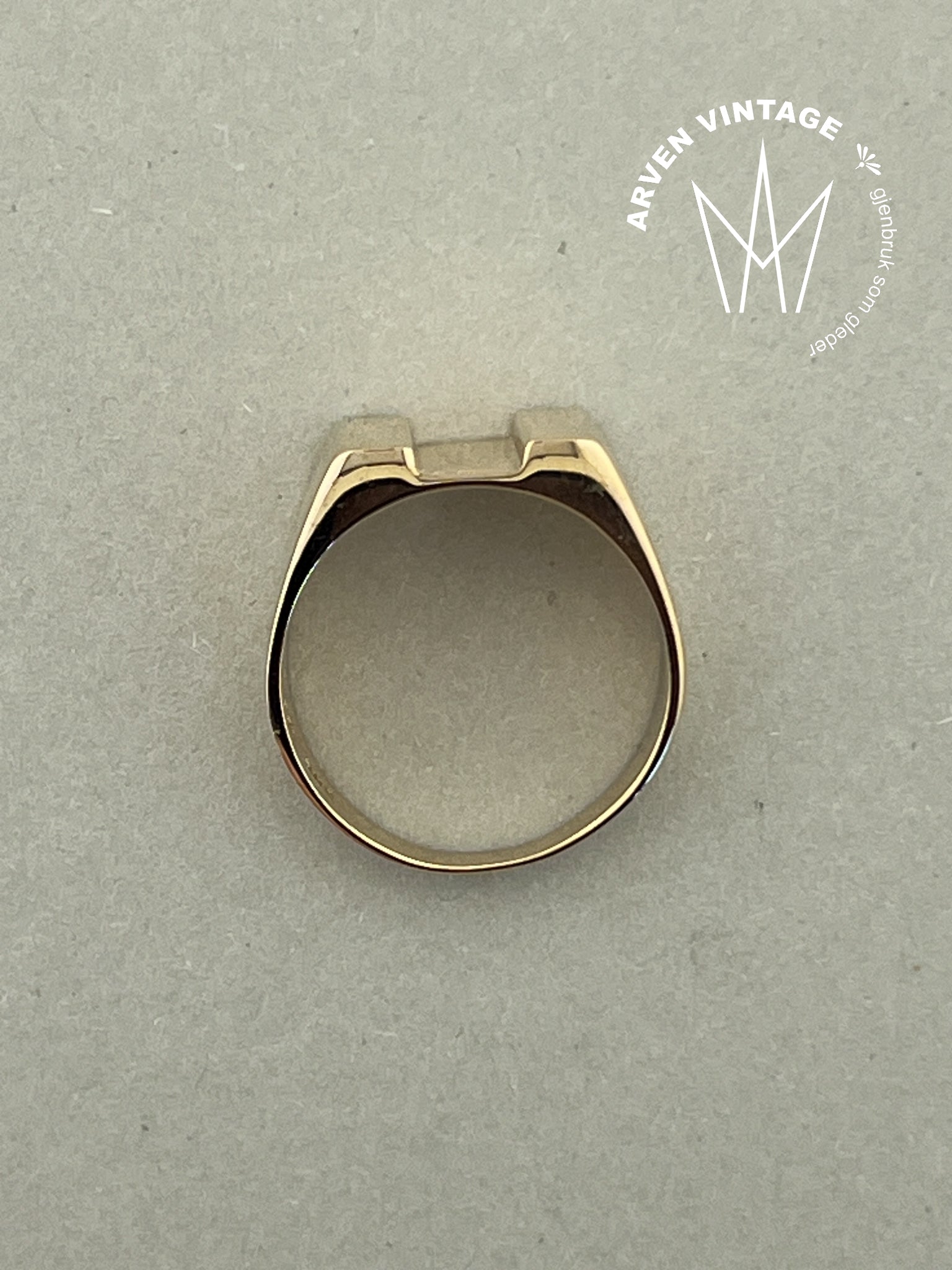 Vintage ring gult gull str59