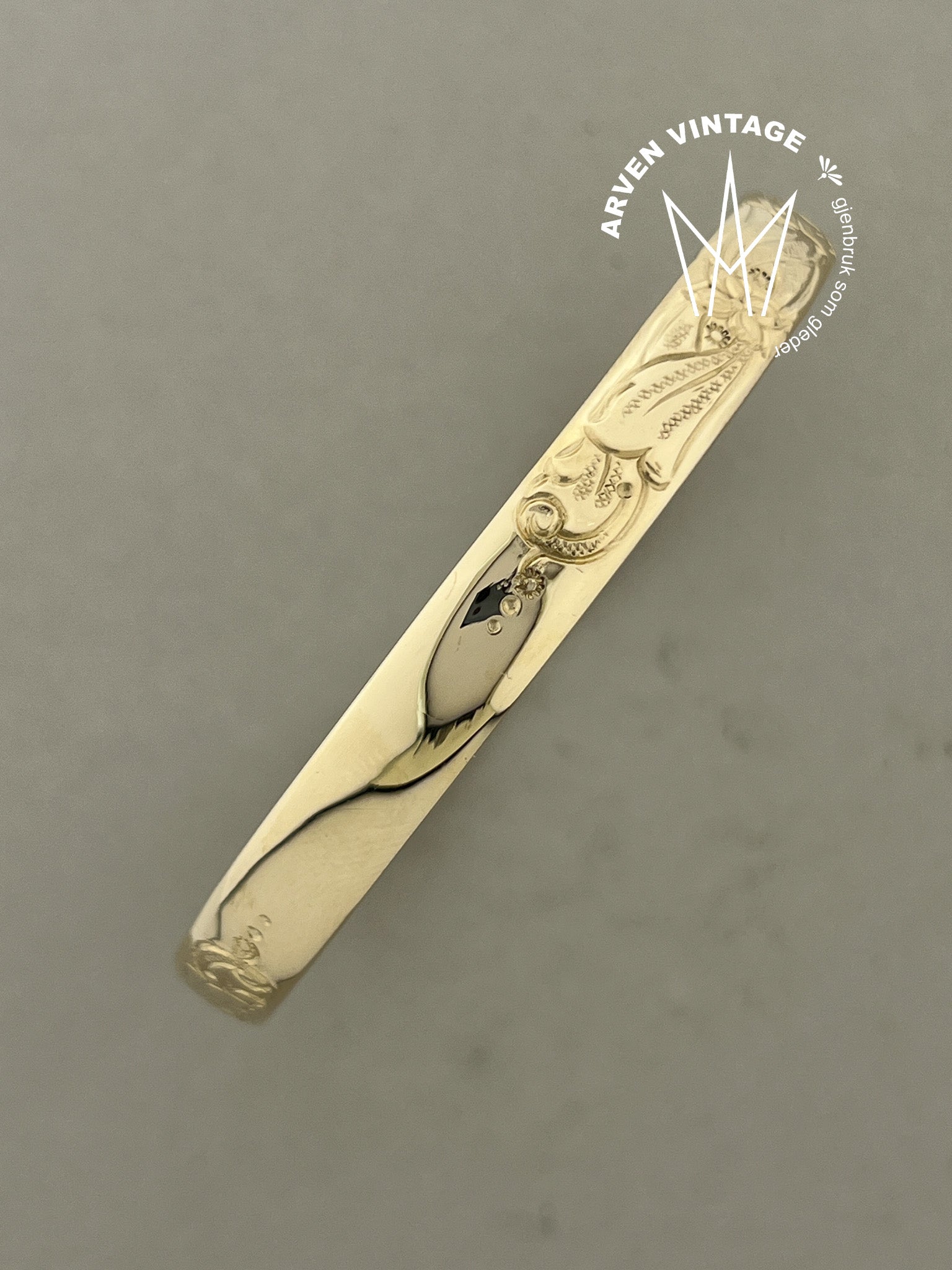 Vintage armring gult gull