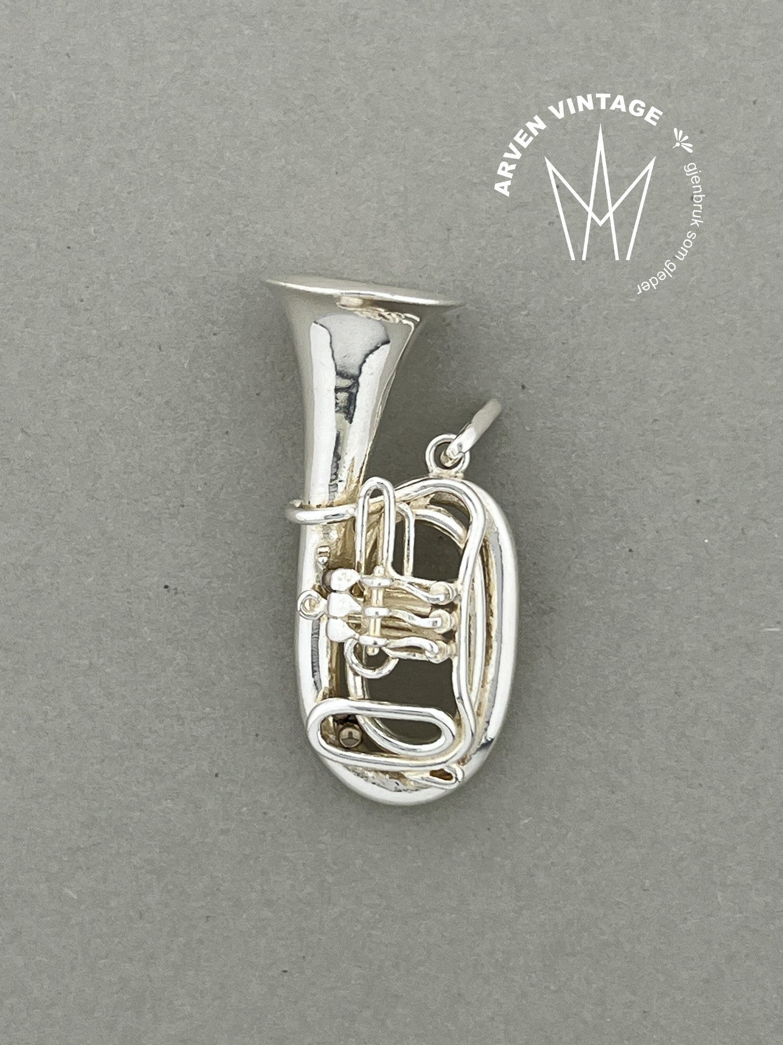 Vintage sølvanheng
