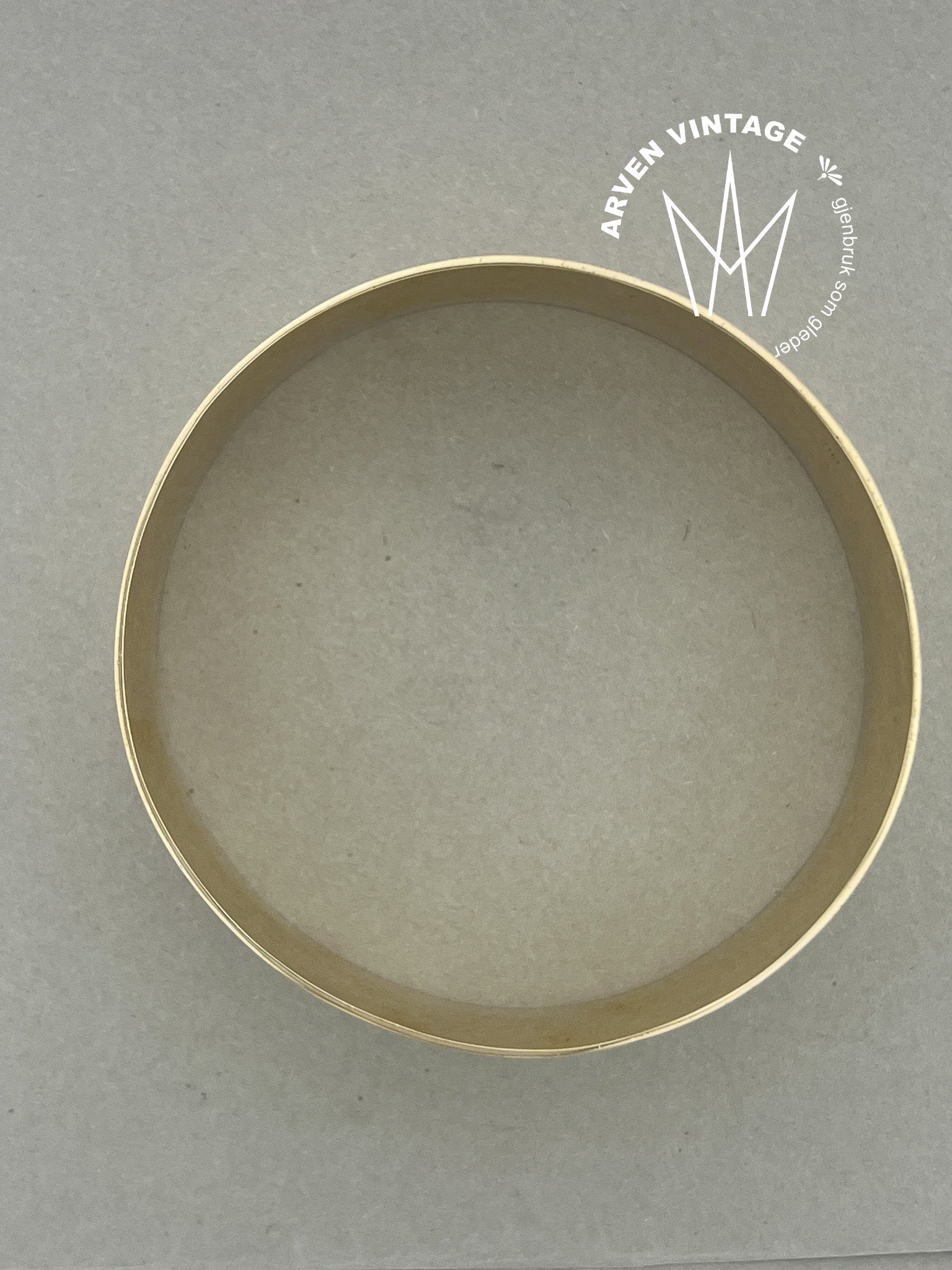 Vintage armring gult gull 20cm