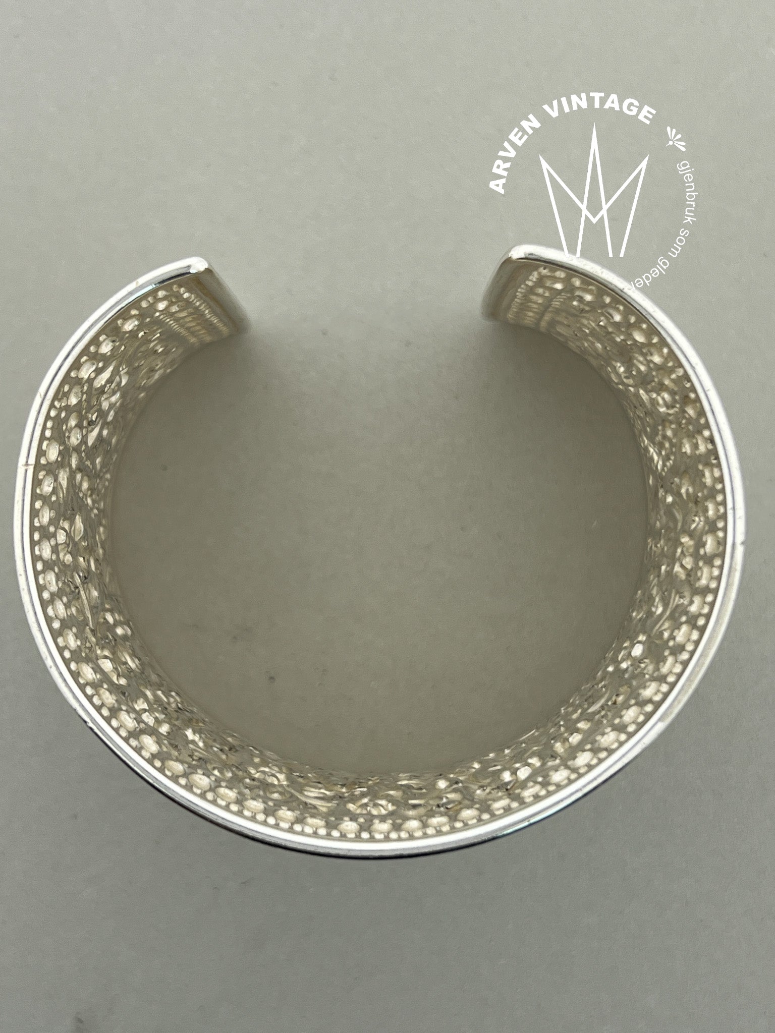 Vintage sølv armring
