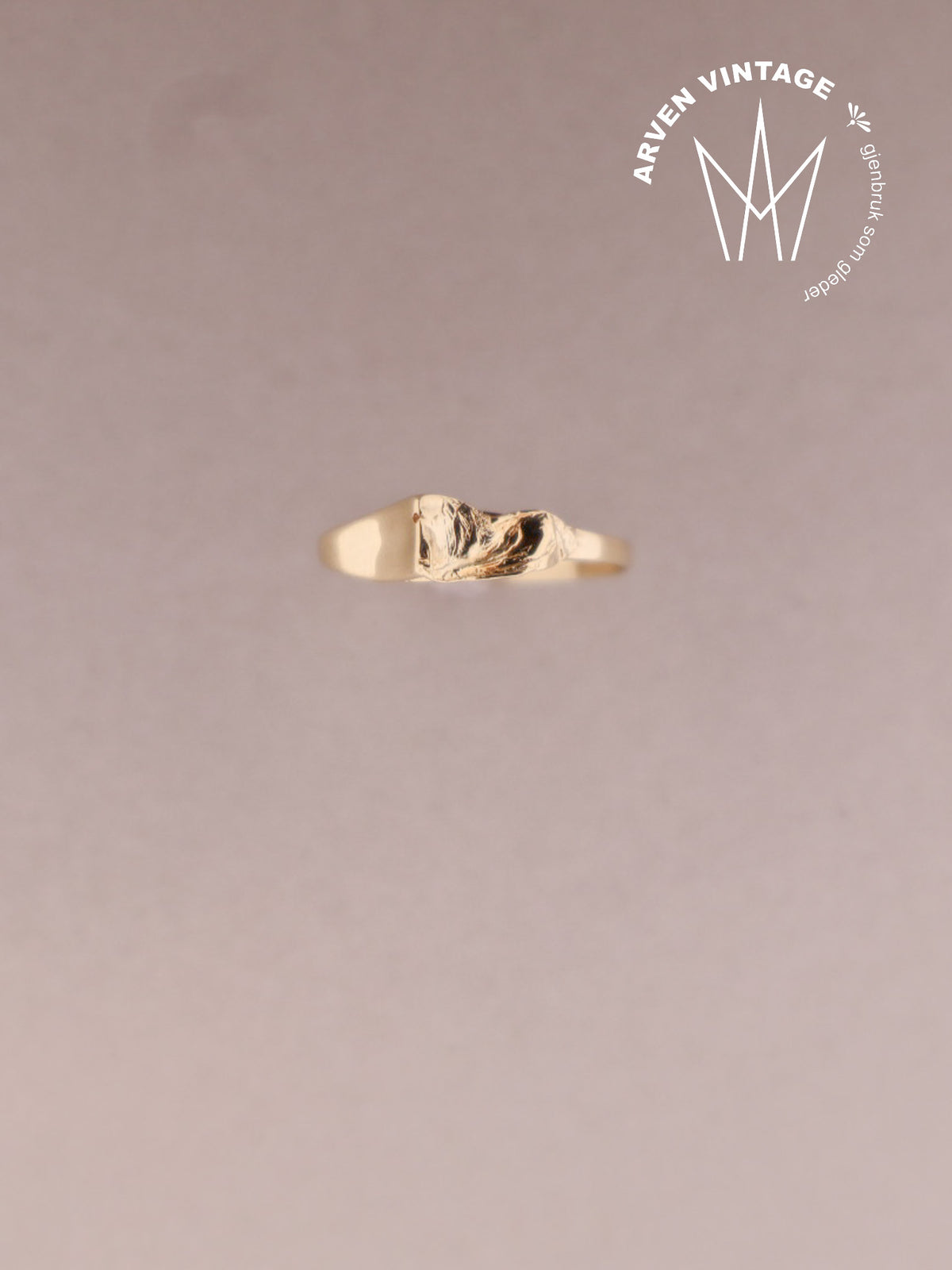 Vintage ring gult gull