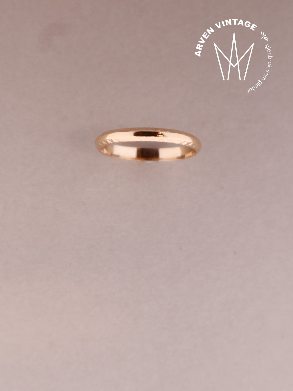 Vintage ring gult gull