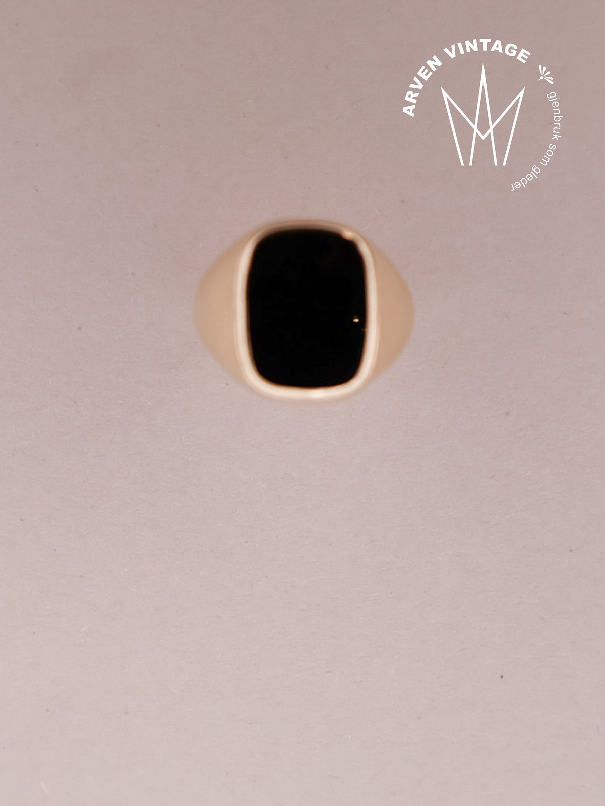 Vintage ring gult gull
