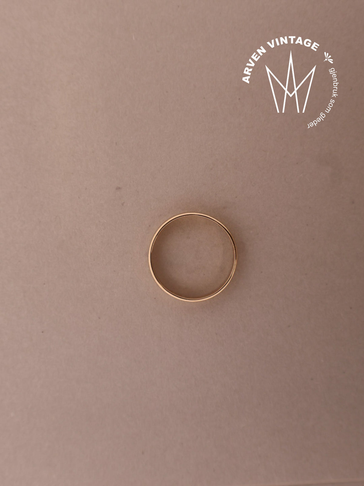 Vintage ring gult gull