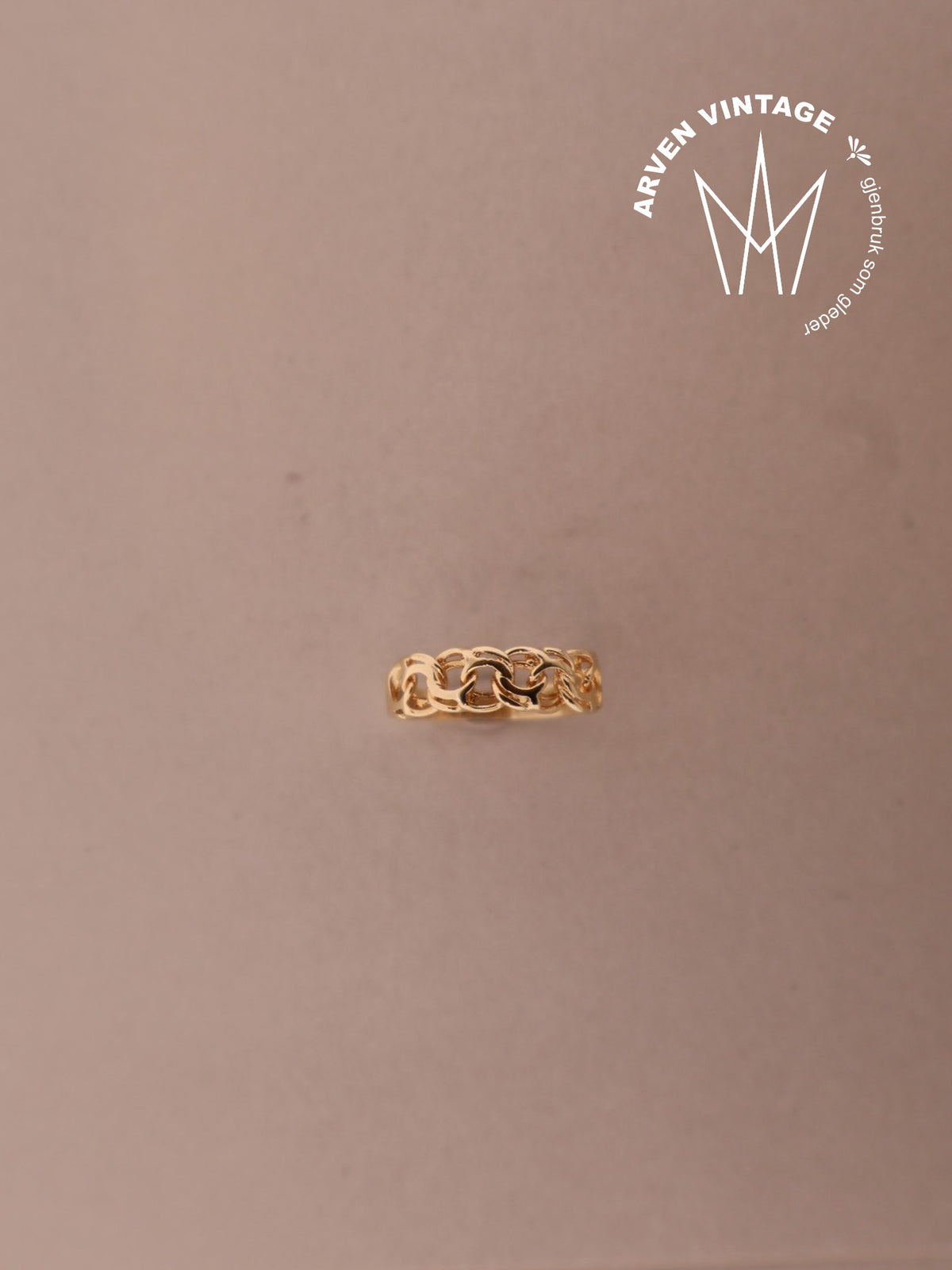 Vintage ring gult gull