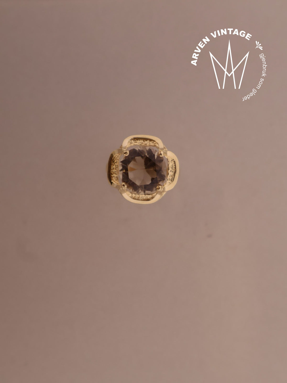 Vintage ring gult gull