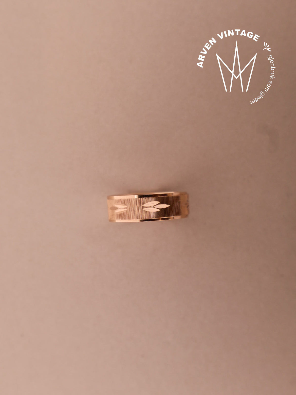 Vintage ring gult gull