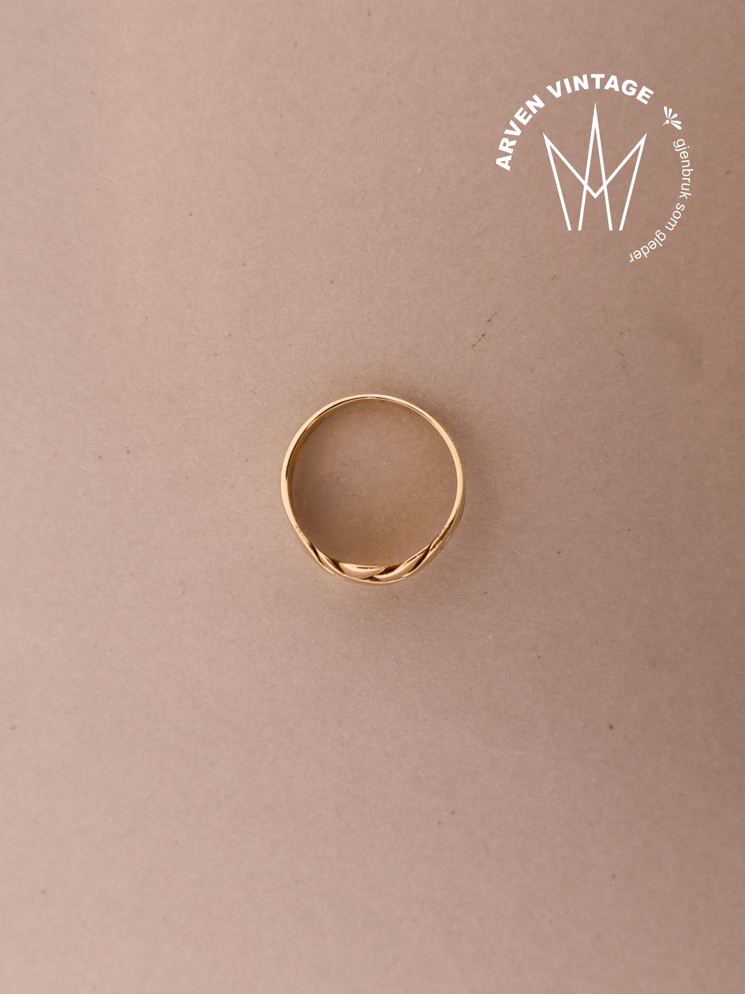 Vintage ring gult gull