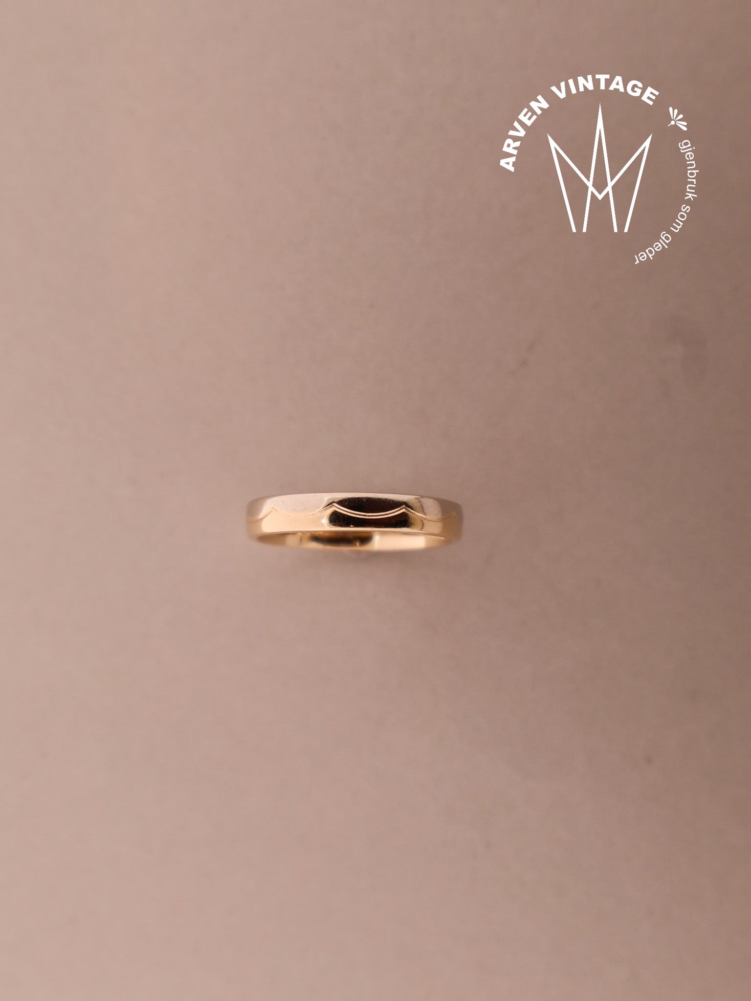 Vintage ring gult gull