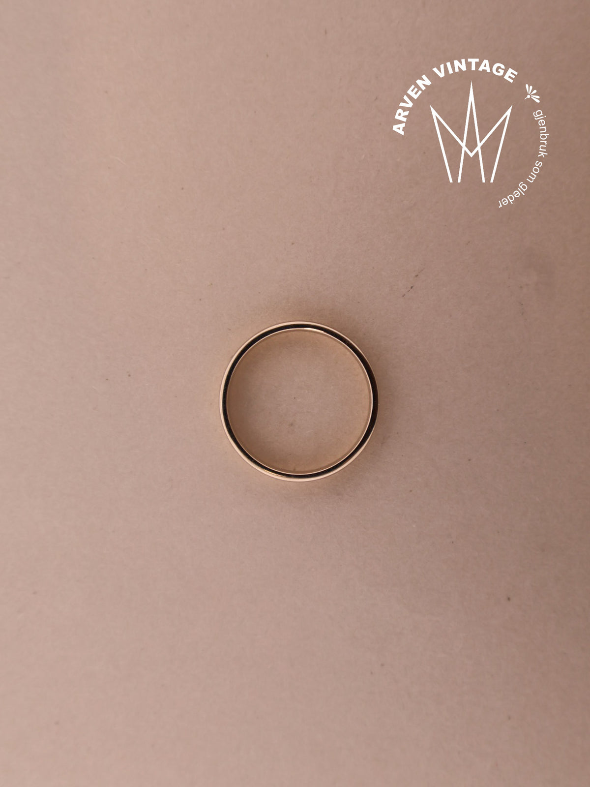 Vintage ring gult gull