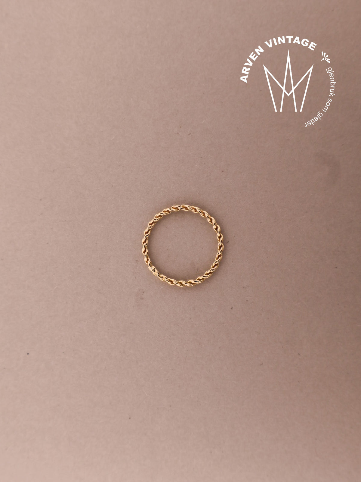 Vintage ring gult gull