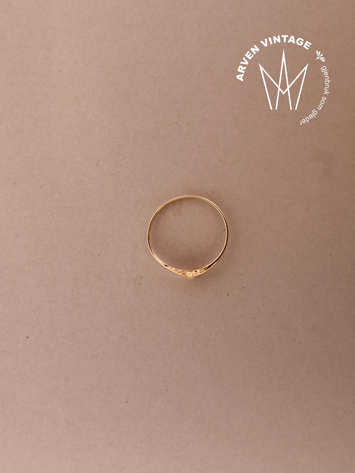 Vintage ring gult gull