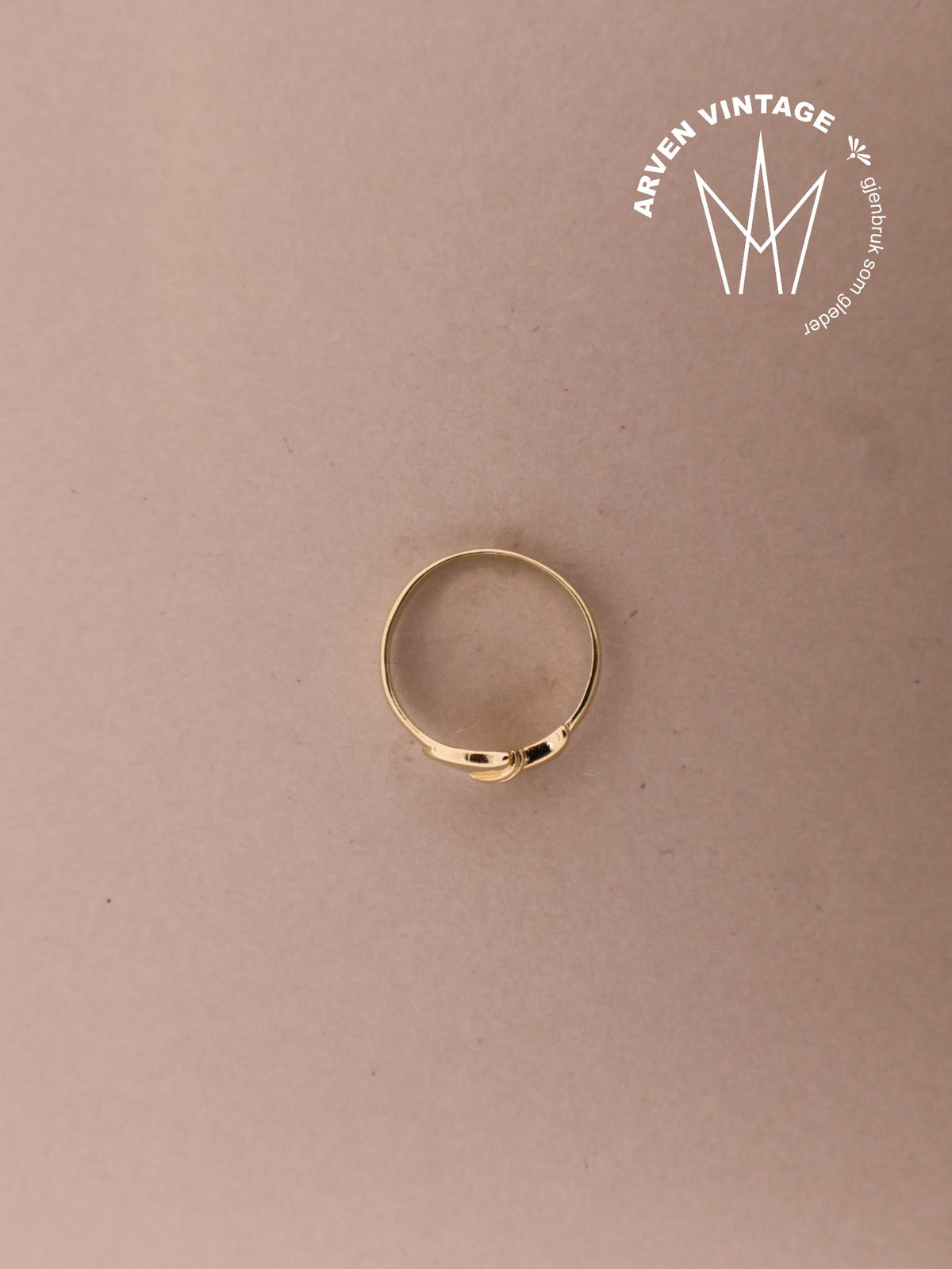 Vintage ring gult gull