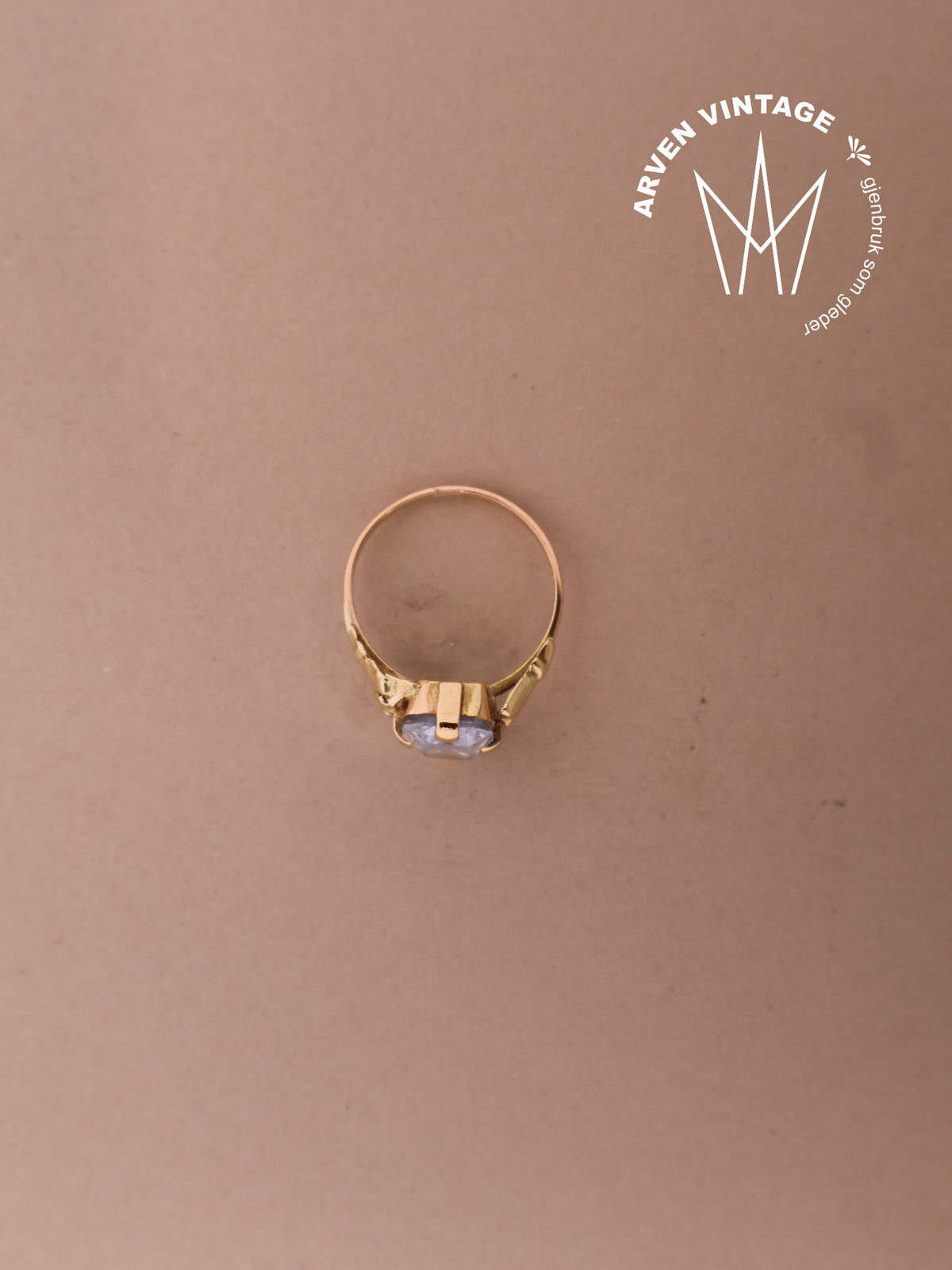 Vintage ring gult gull