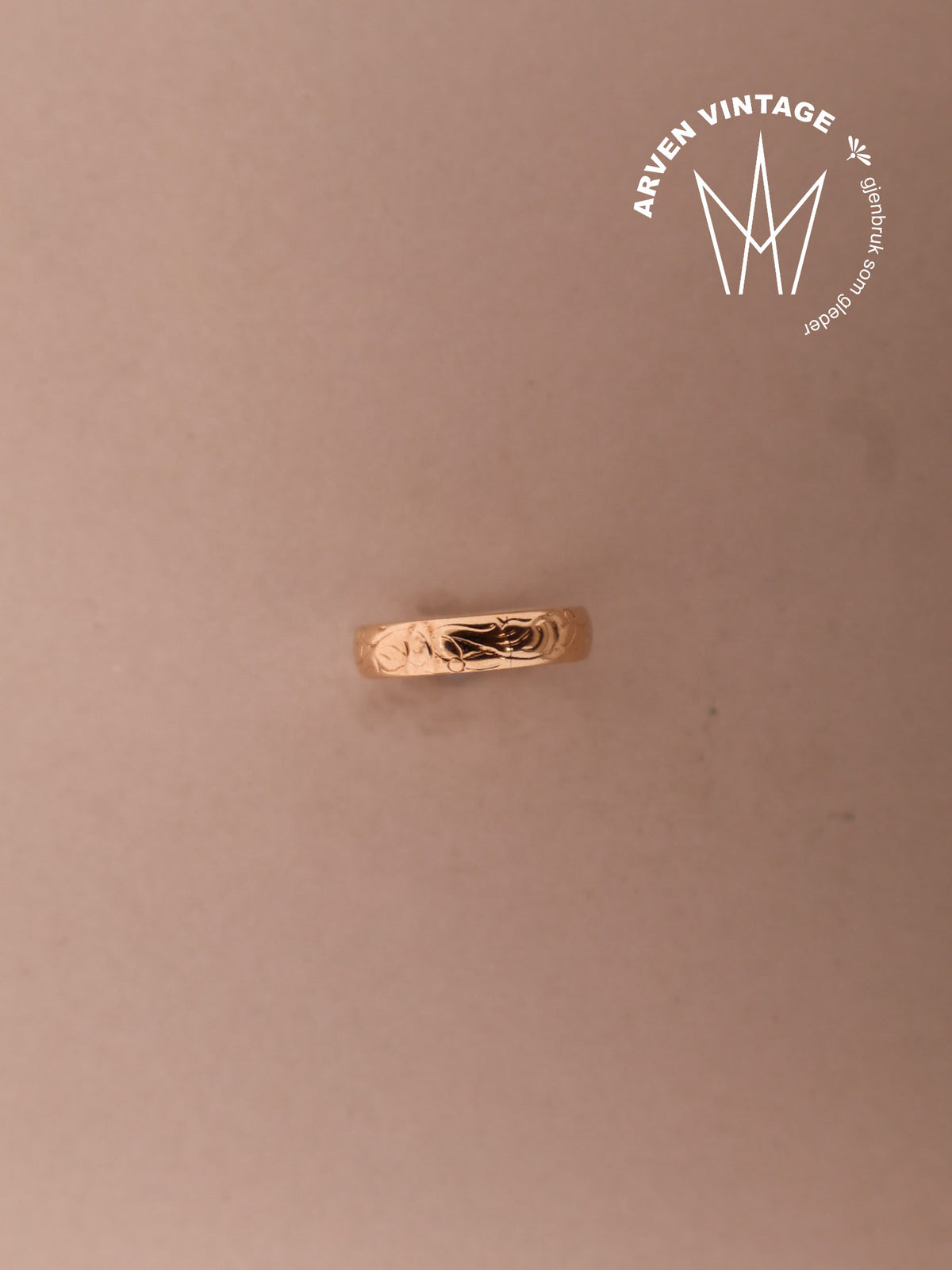 Vintage ring gult gull